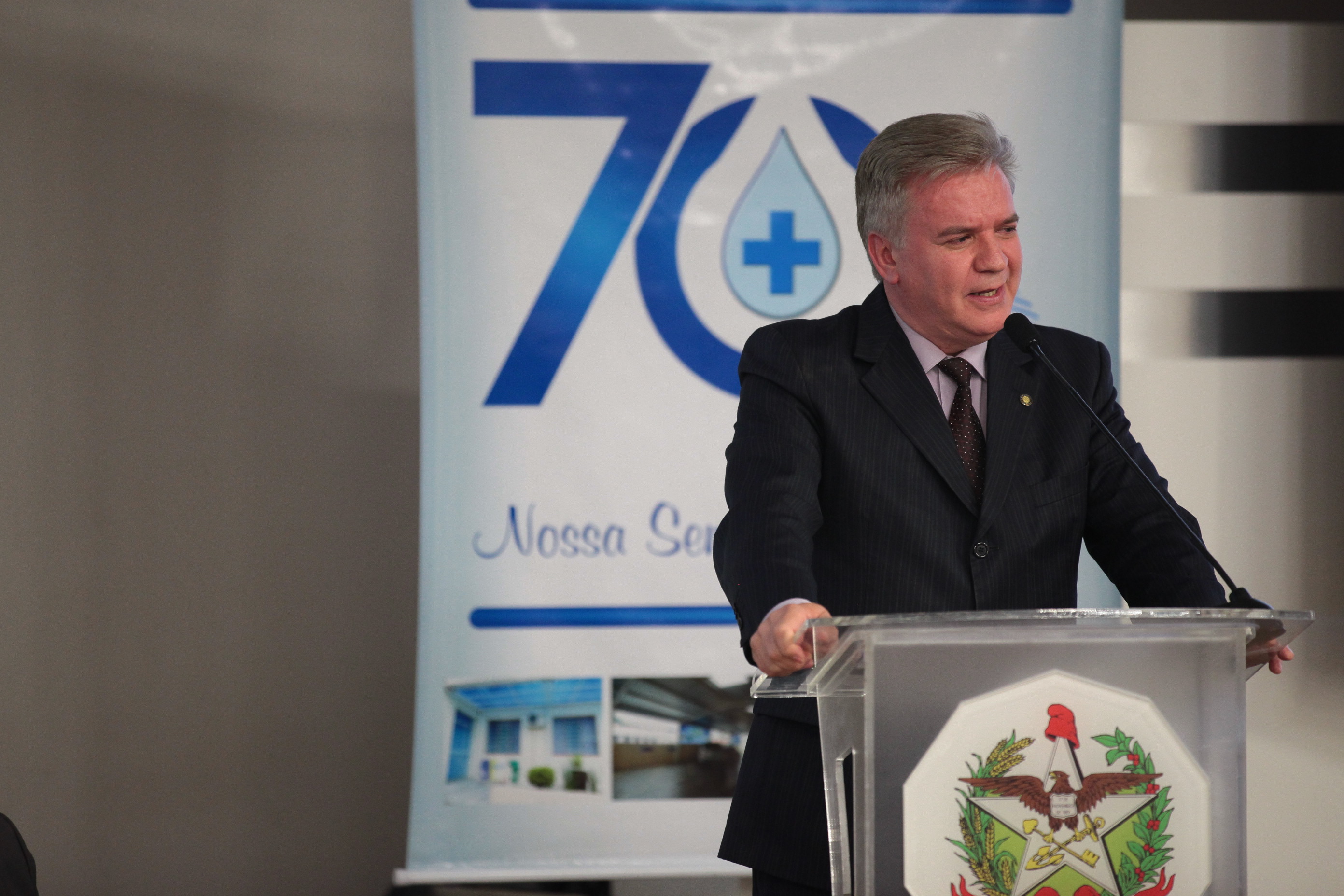 Sessão Solene em comemoração aos 70 anos de fundação do Hospital Nossa Senhora das Dores - Capinzal/SC.