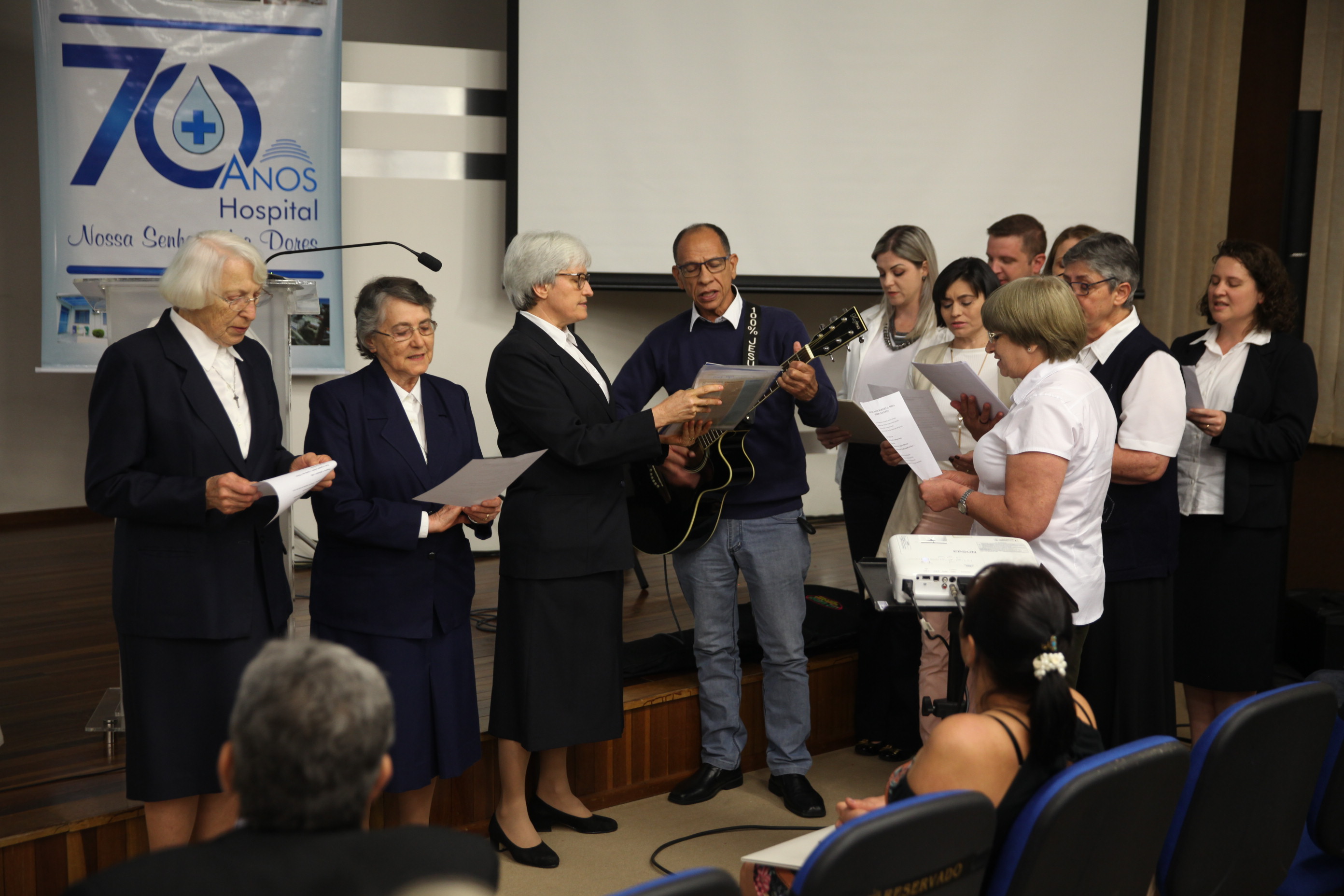 Sessão Solene em comemoração aos 70 anos de fundação do Hospital Nossa Senhora das Dores - Capinzal/SC.