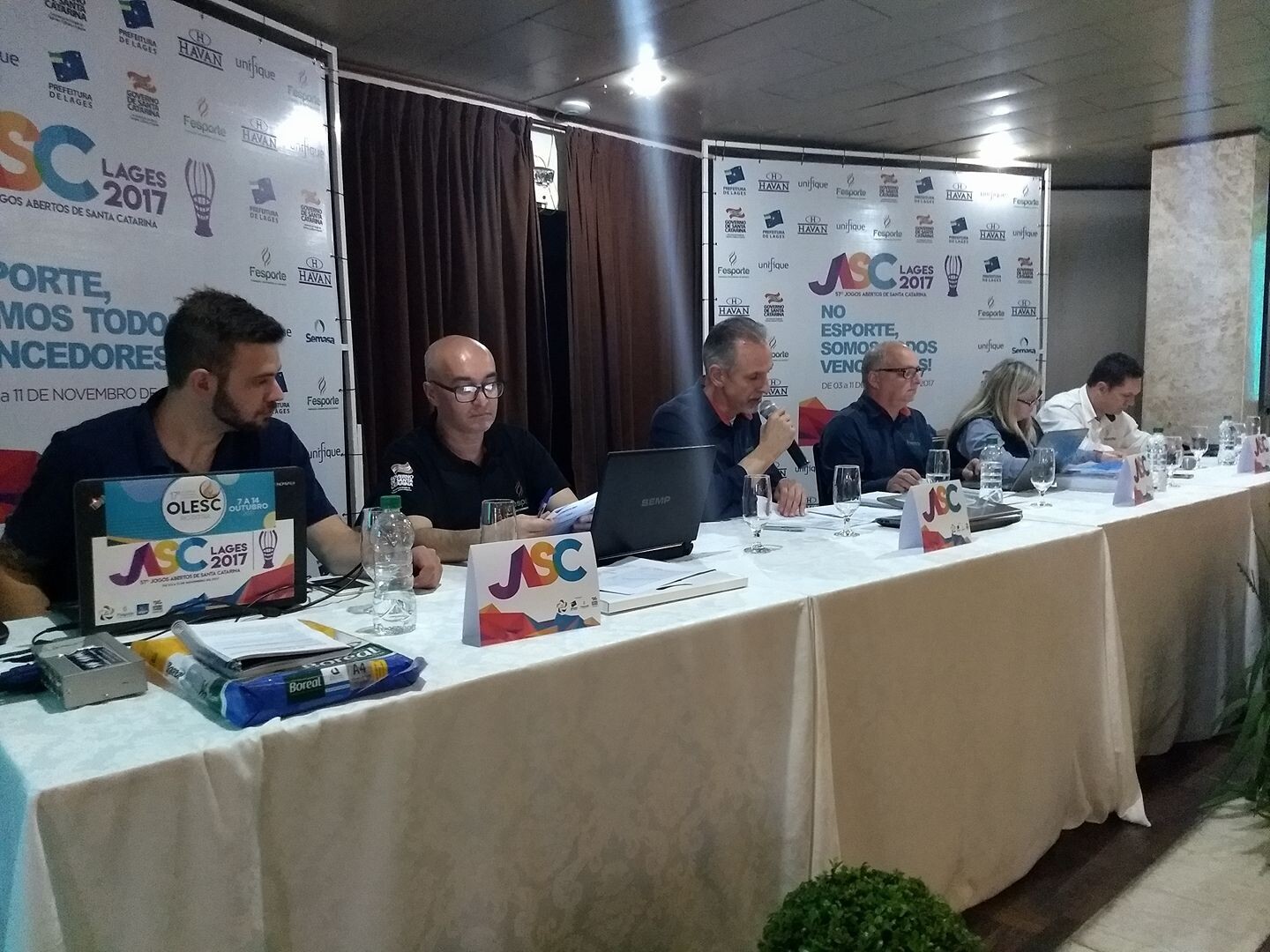 Congresso técnico define os primeiros confrontos dos Jasc 2017