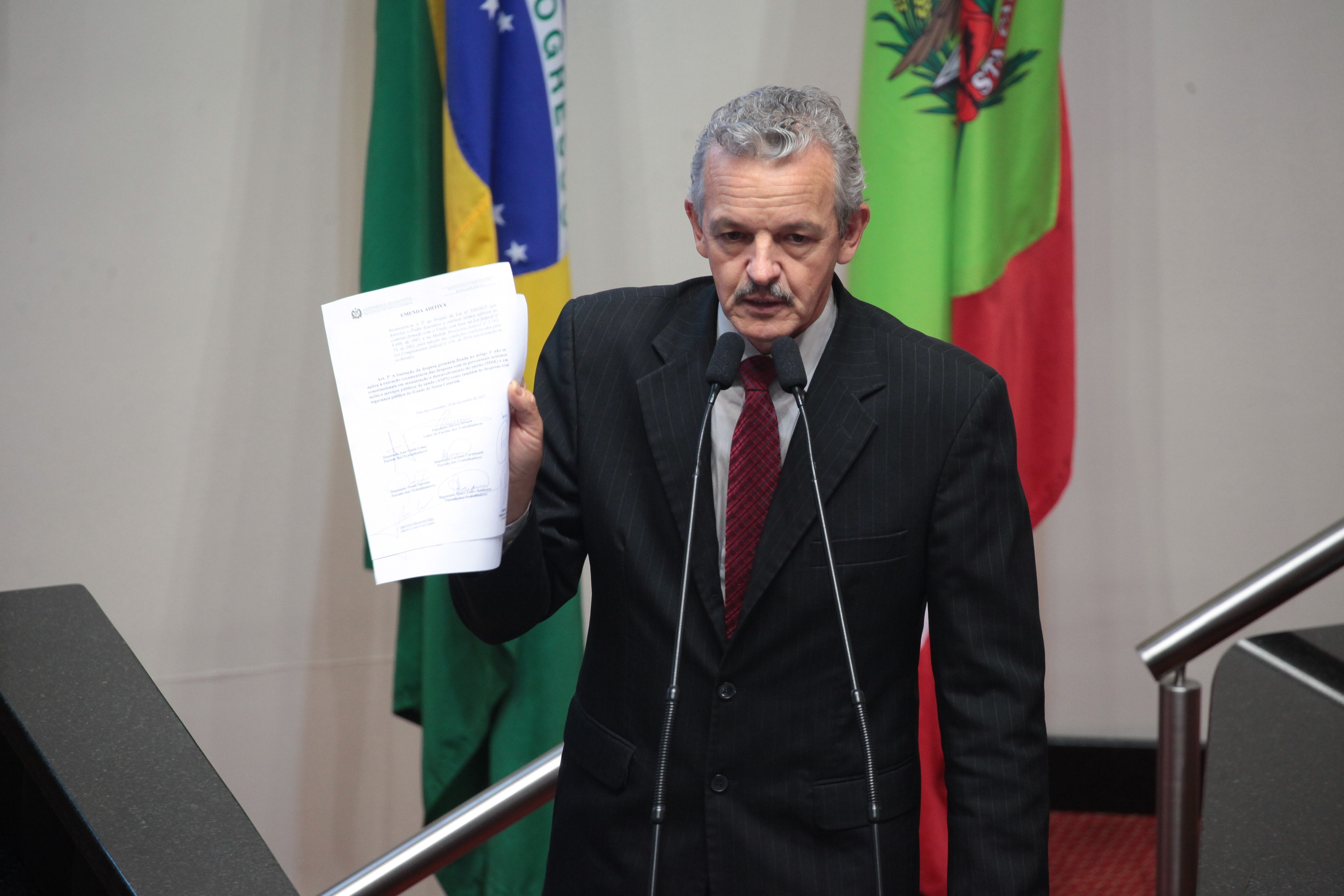 Sessão Ordinária. Deputado Dirceu Dresch (PT) Foto: Miriam Zomer.