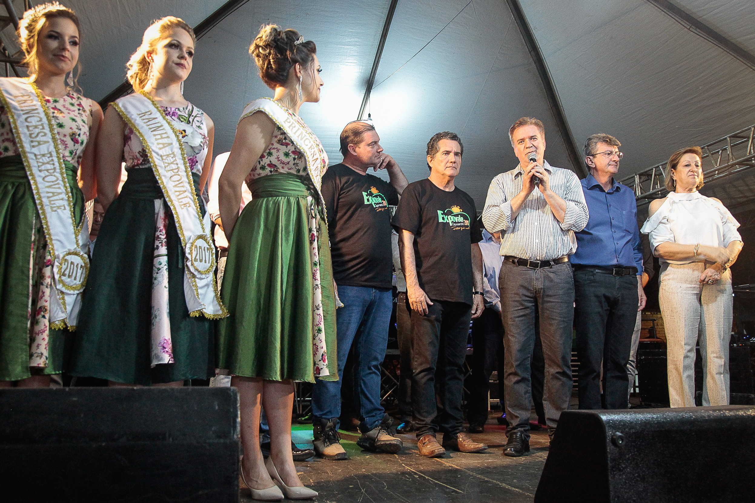 Abertura oficial da Expovale Capinzal 2017. Deputado Estadual César Valduga.