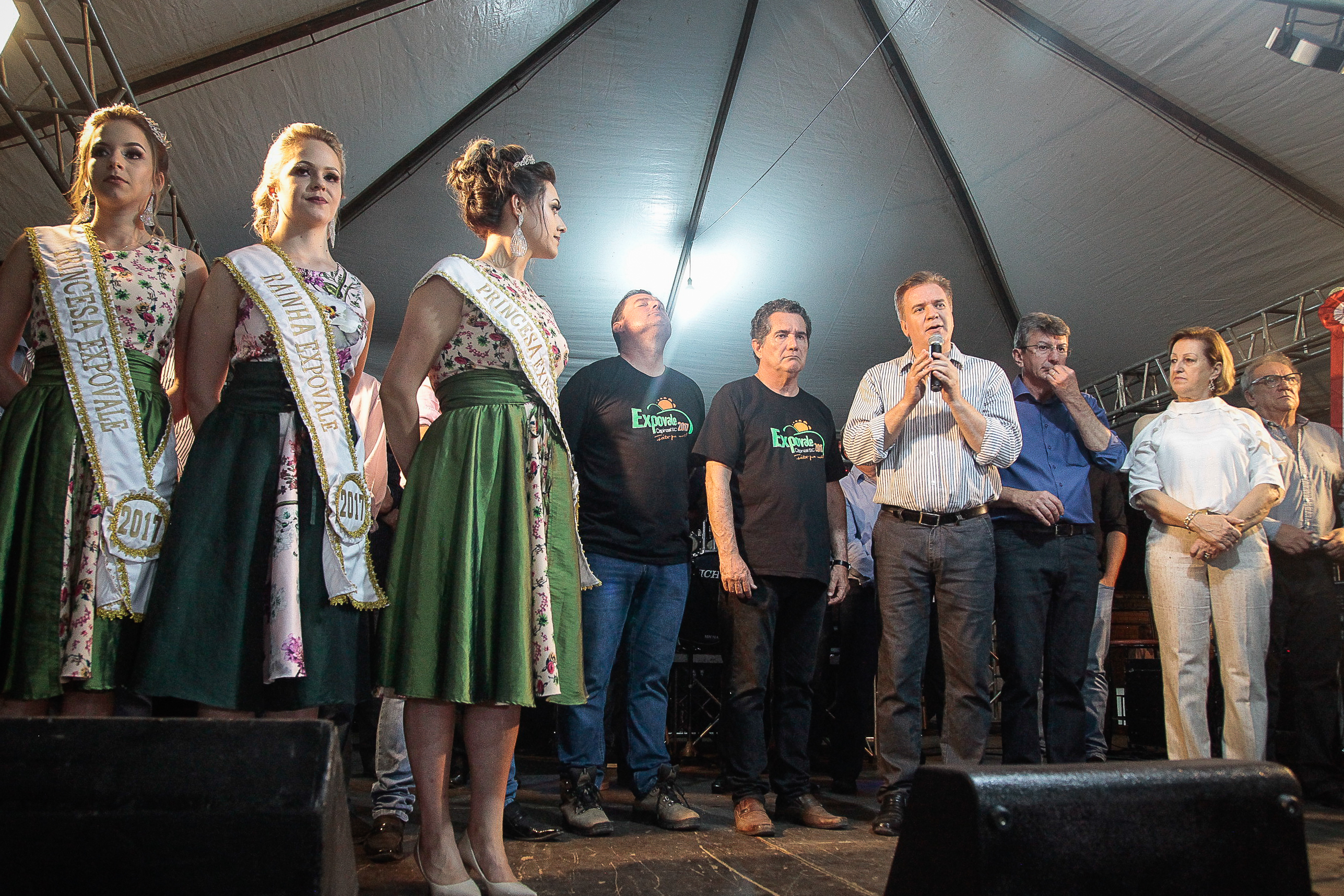 Abertura oficial da Expovale Capinzal 2017. Deputado Estadual César Valduga.