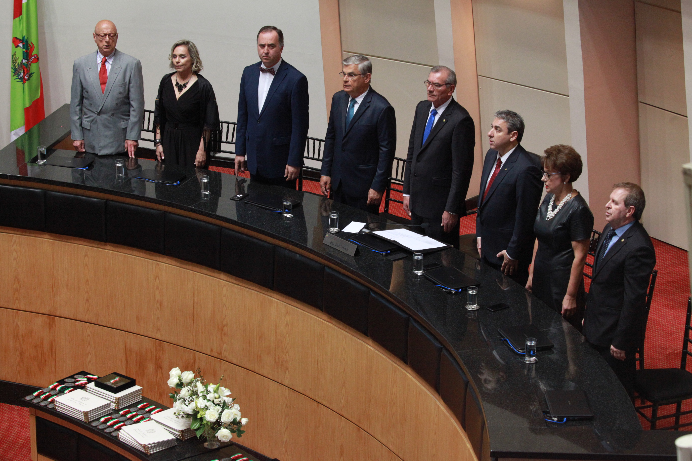 Sessão Solene de Concessão da Comenda do Legislativo Catarinense. Foto: Solon Soares