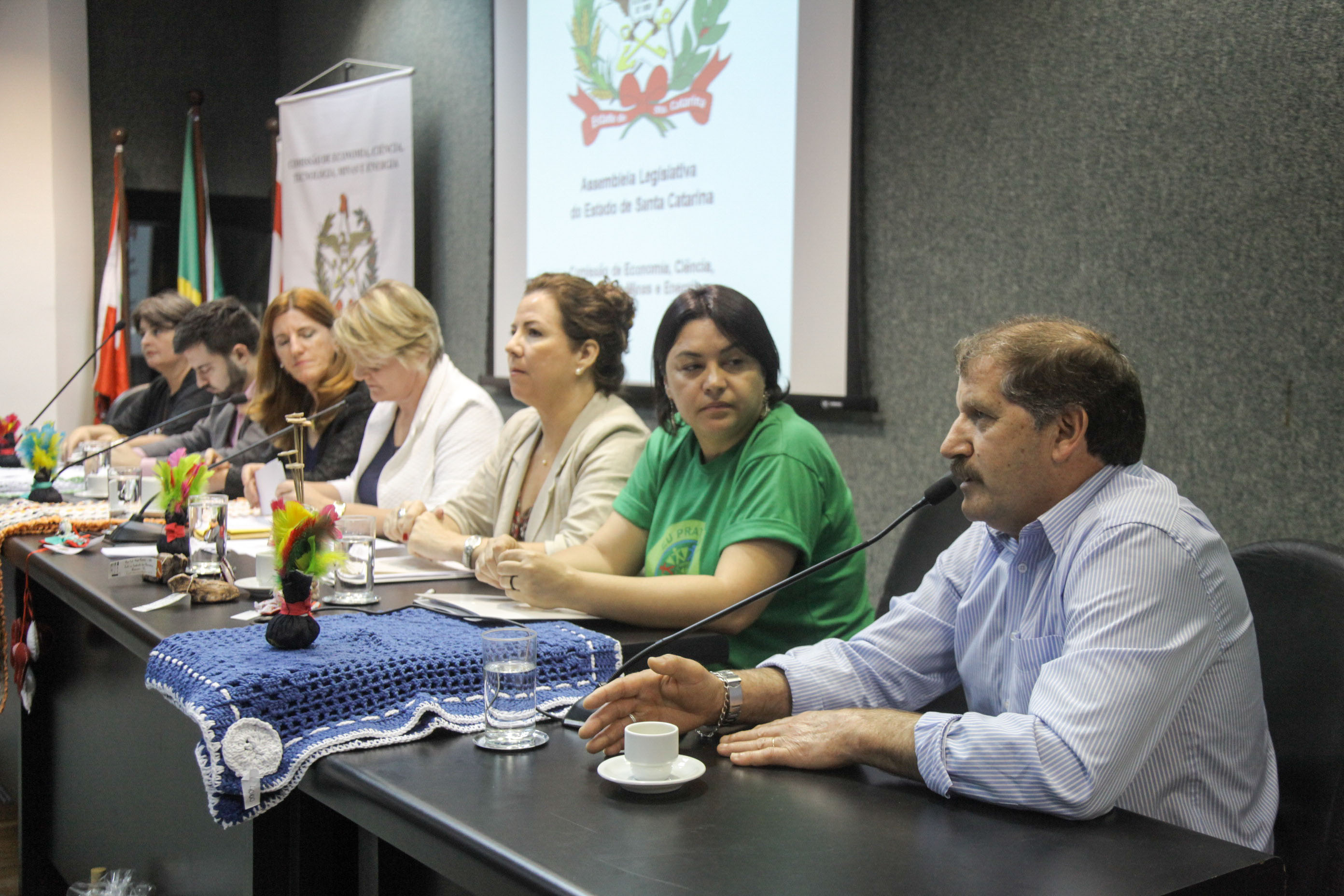 Audiência Pública sobre a Política de Economia Solidária em SC.