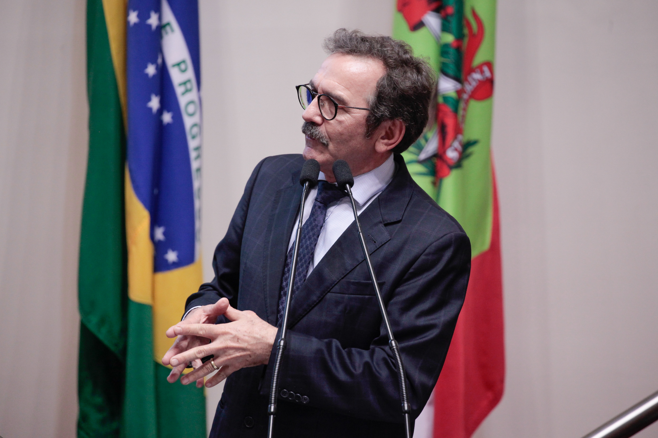 Deputado Serafim Venzon (PSDB). Sessão Ordinária. Foto: Karina Ferreira / Agência AL