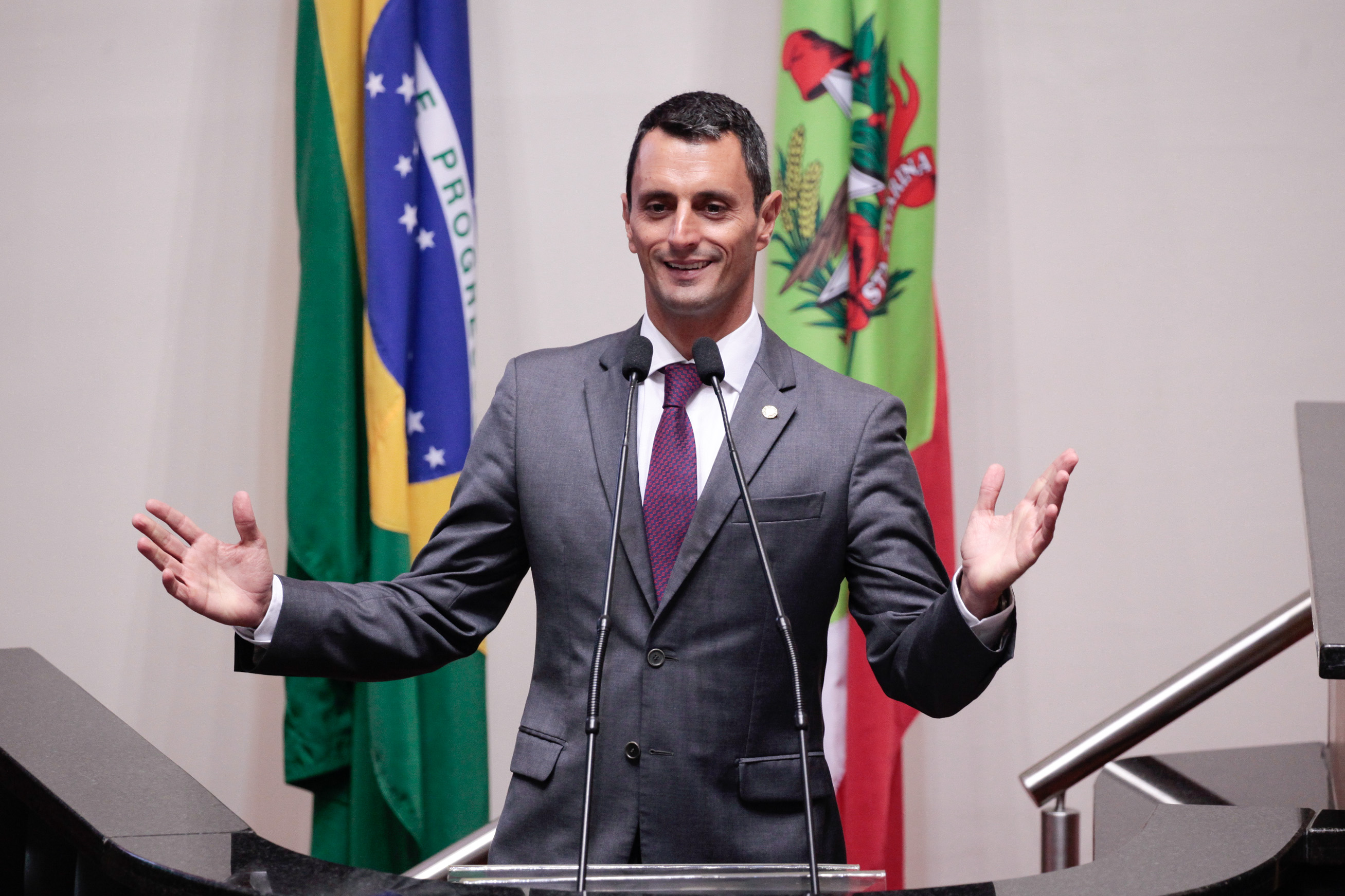 Deputado João Amin (PP). Sessão Ordinária. Foto: Karina Ferreira / Agência AL