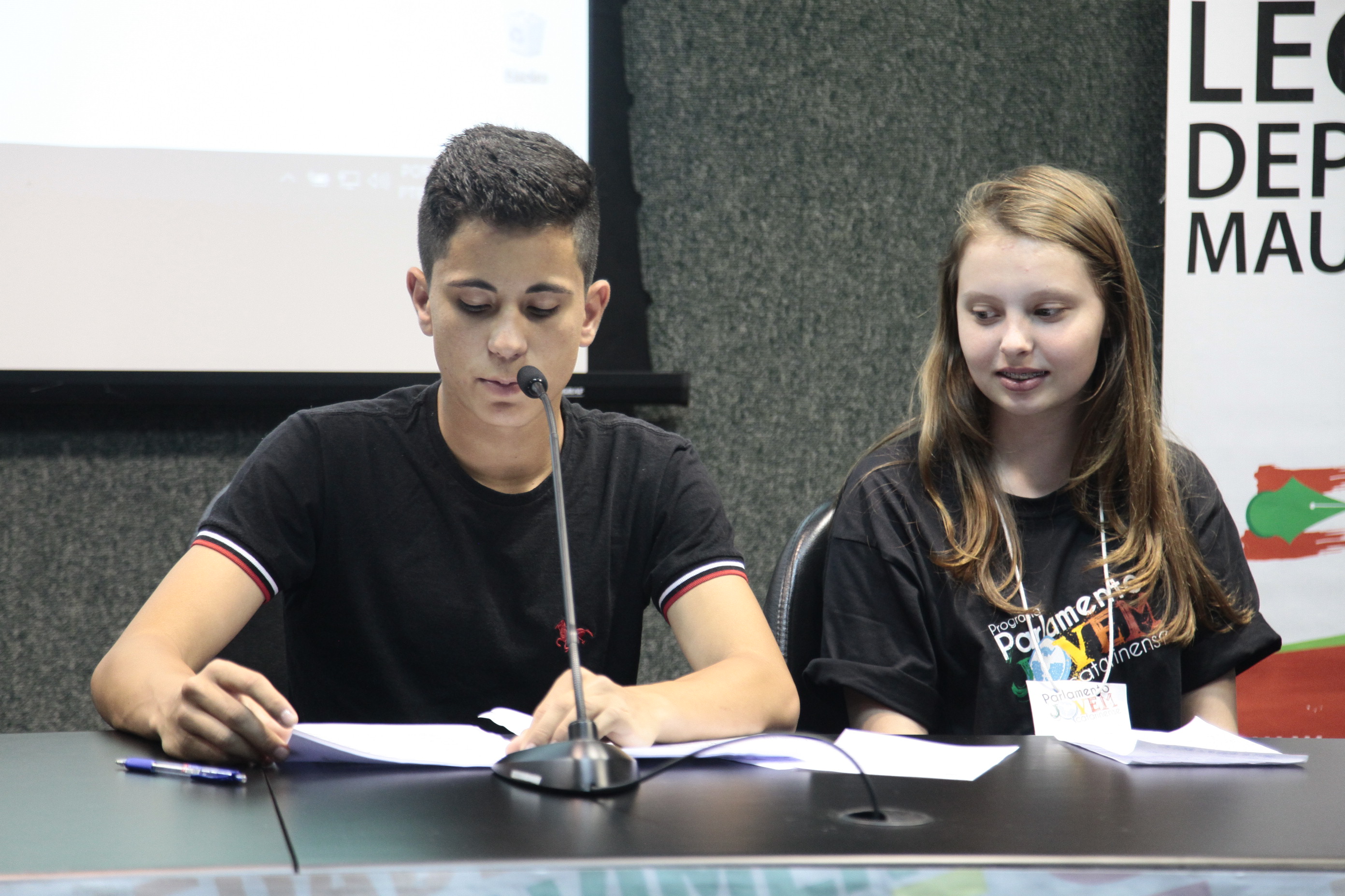 Parlamento Jovem - Instalação da CCJ