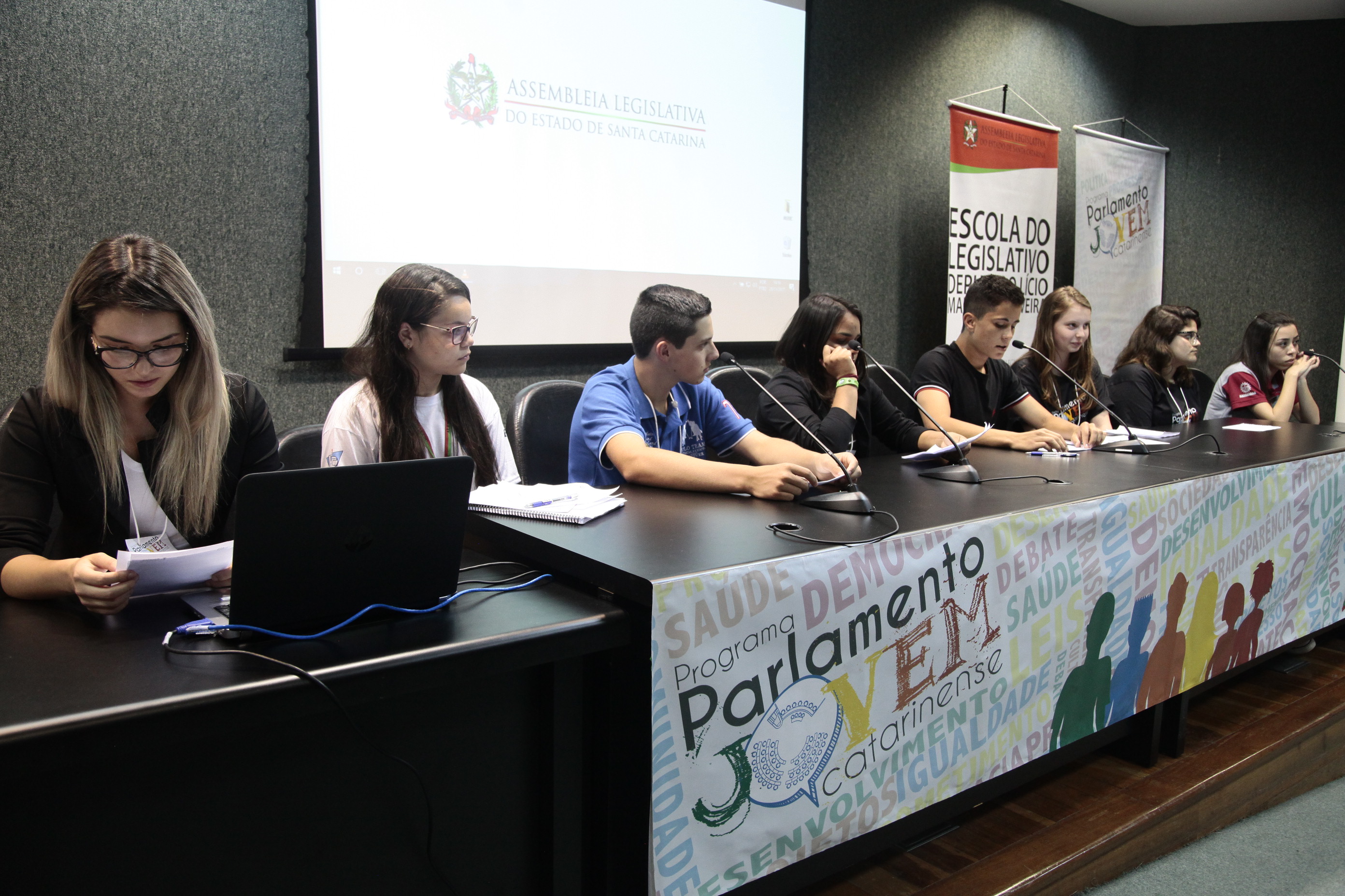 Parlamento Jovem - Instalação da CCJ