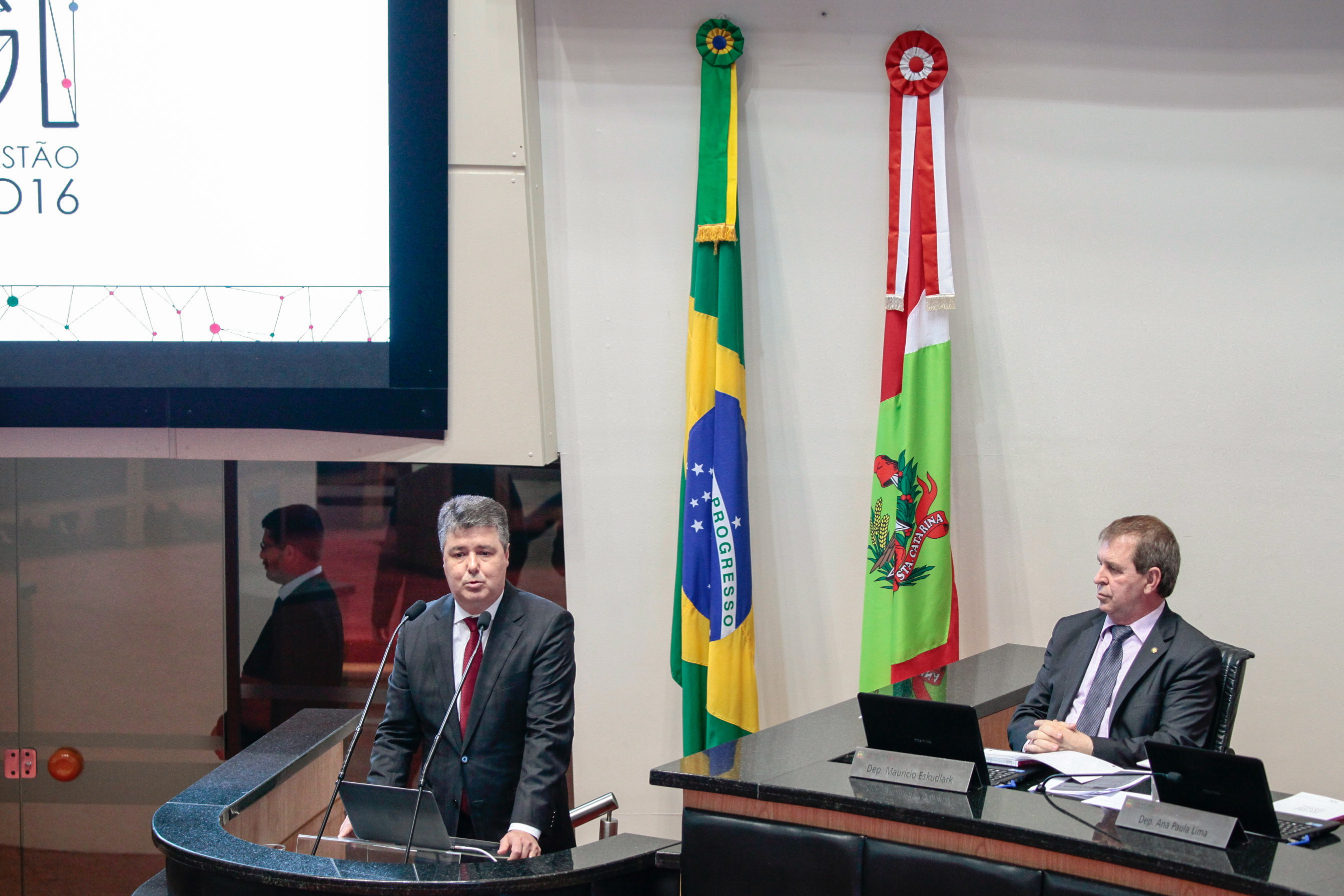 Prestação de contas do Ministério Público de Santa Catarina.