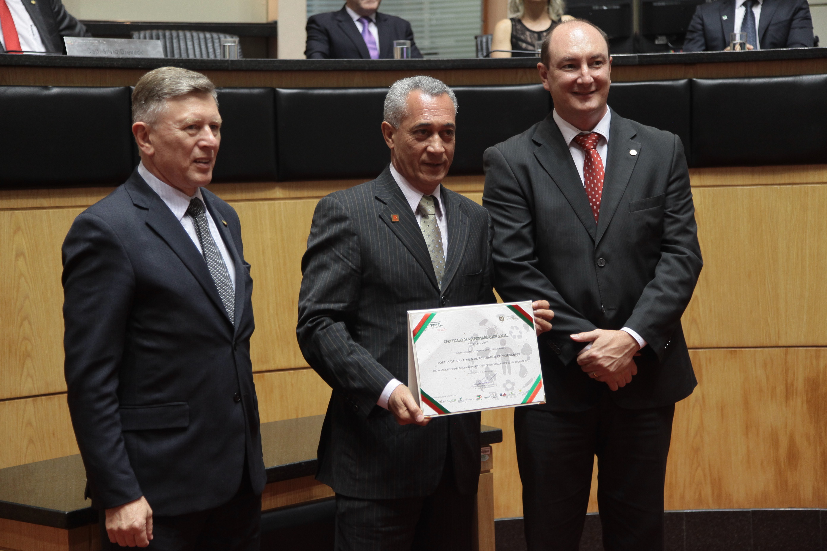 Sessão Especial - Certificado de Responsabilidade Social.