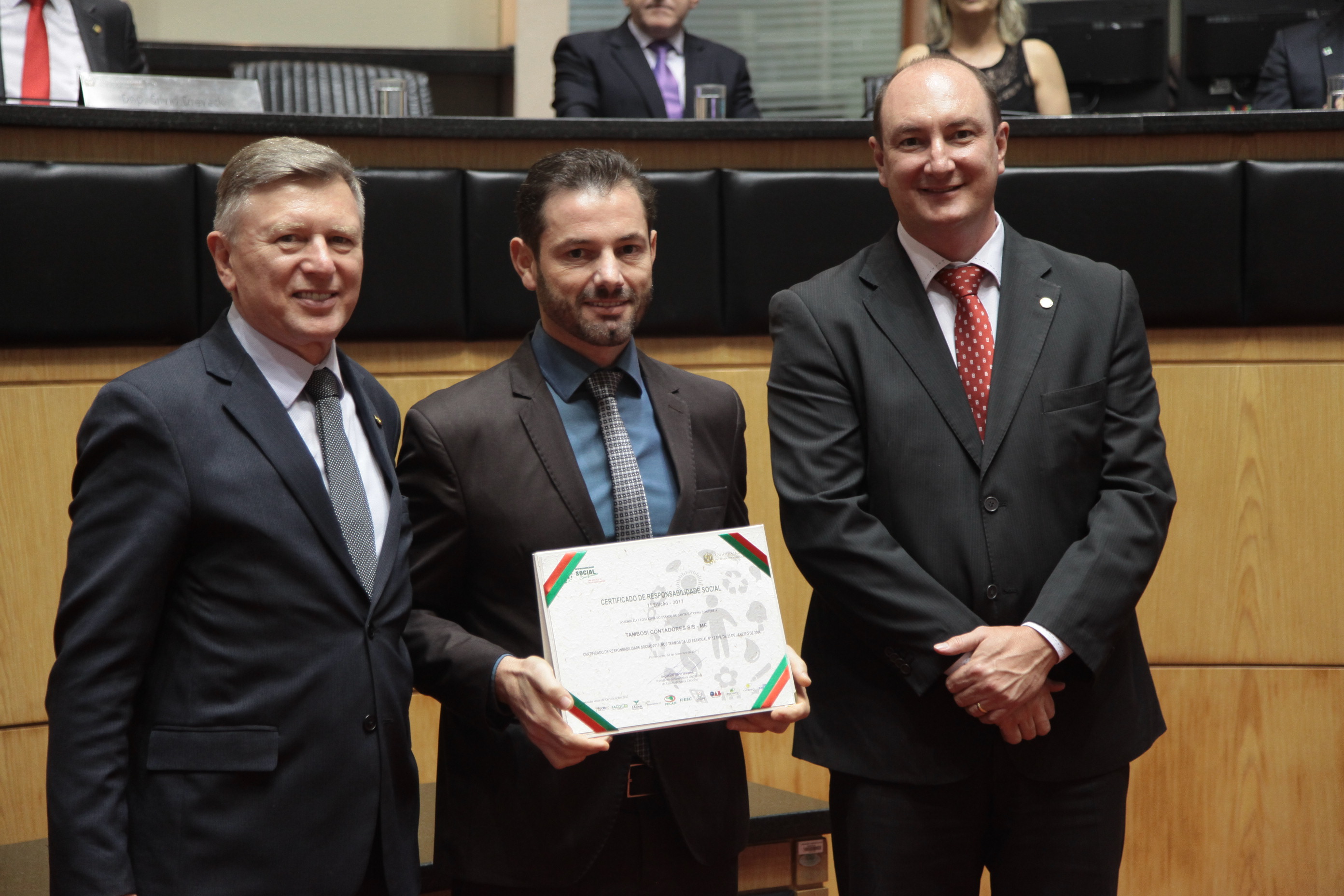 Sessão Especial - Certificado de Responsabilidade Social.