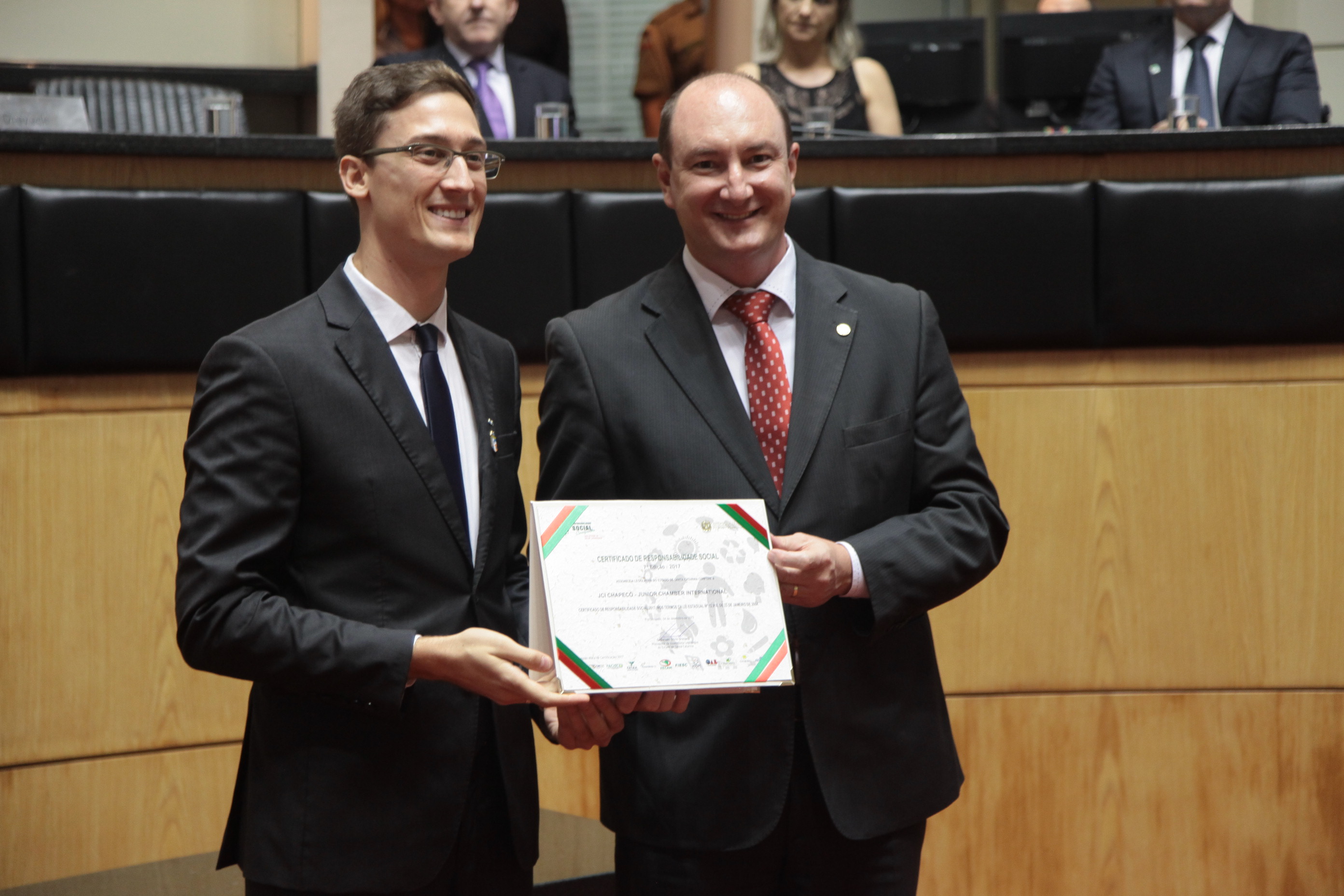 Sessão Especial - Certificado de Responsabilidade Social.