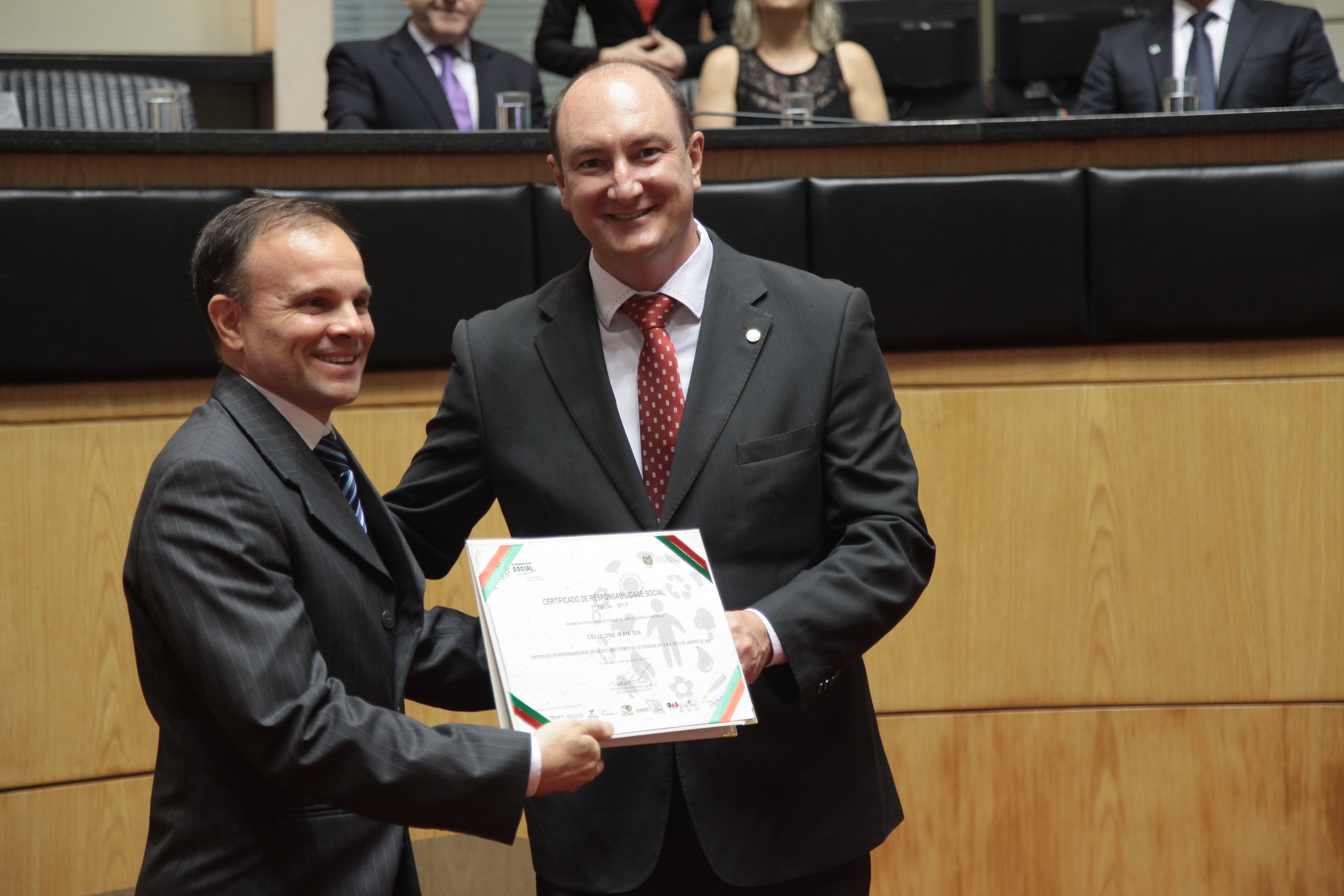 Sessão Especial - Certificado de Responsabilidade Social.