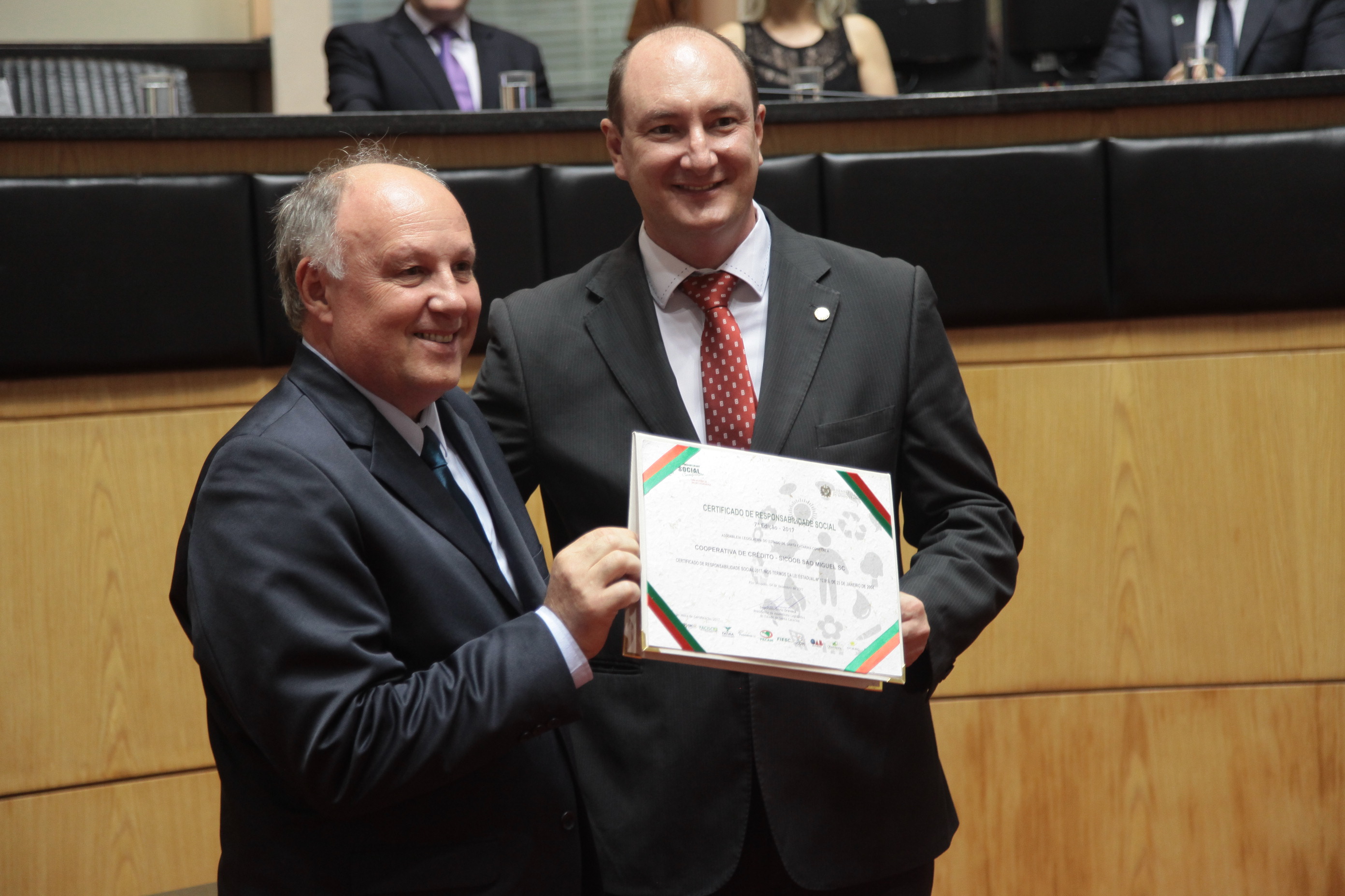 Sessão Especial - Certificado de Responsabilidade Social.