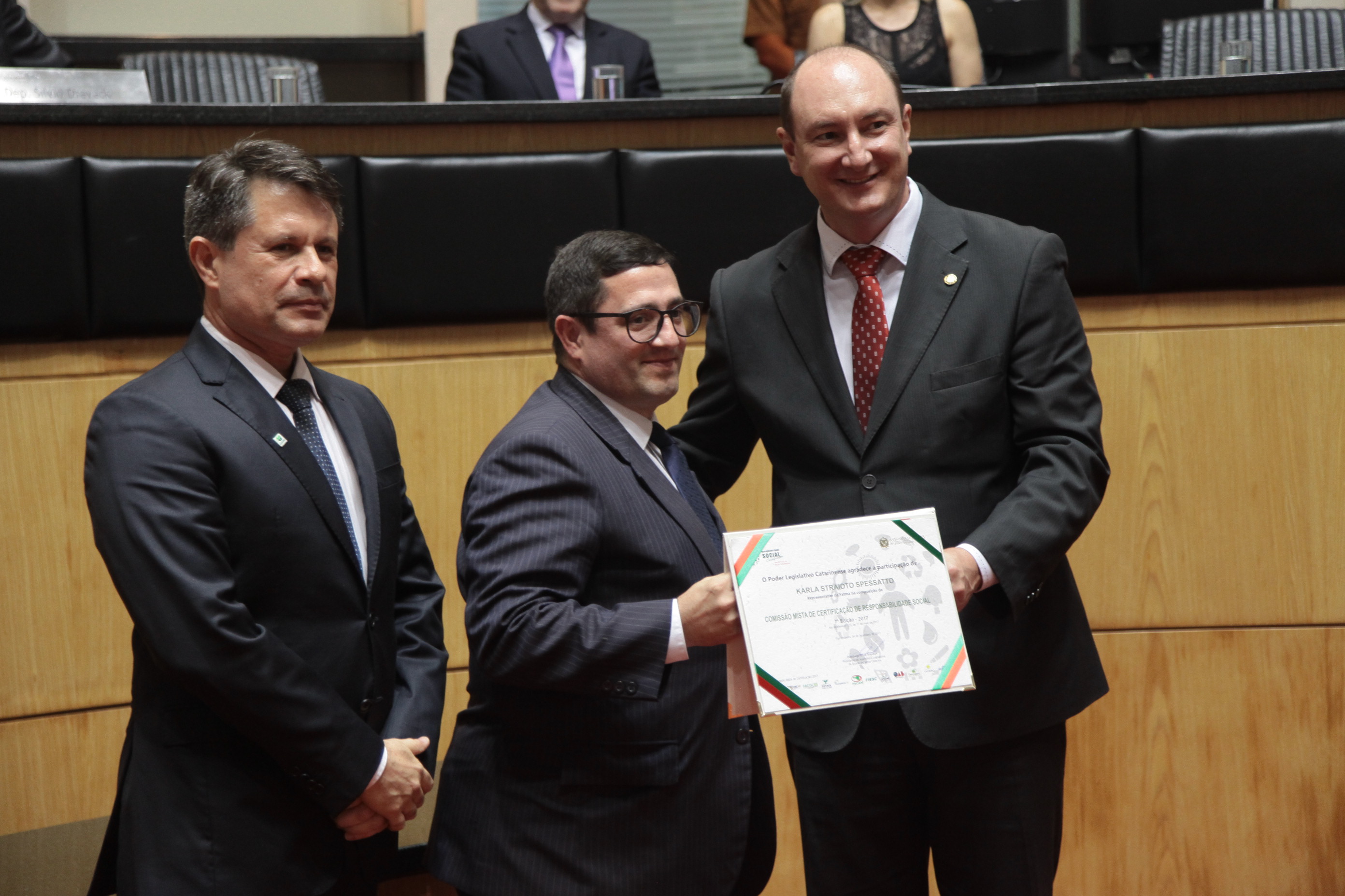 Sessão Especial - Certificado de Responsabilidade Social.