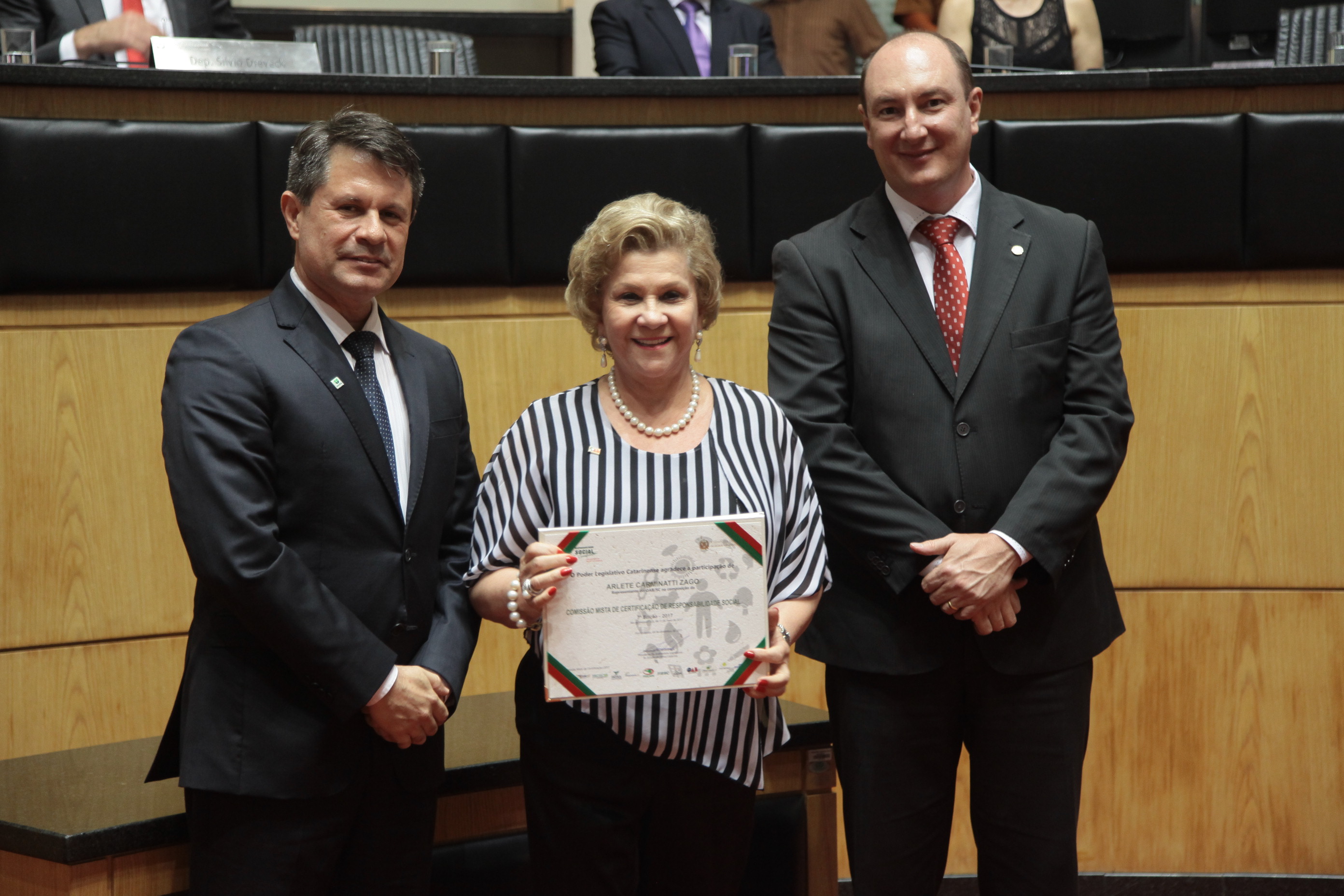 Sessão Especial - Certificado de Responsabilidade Social.
