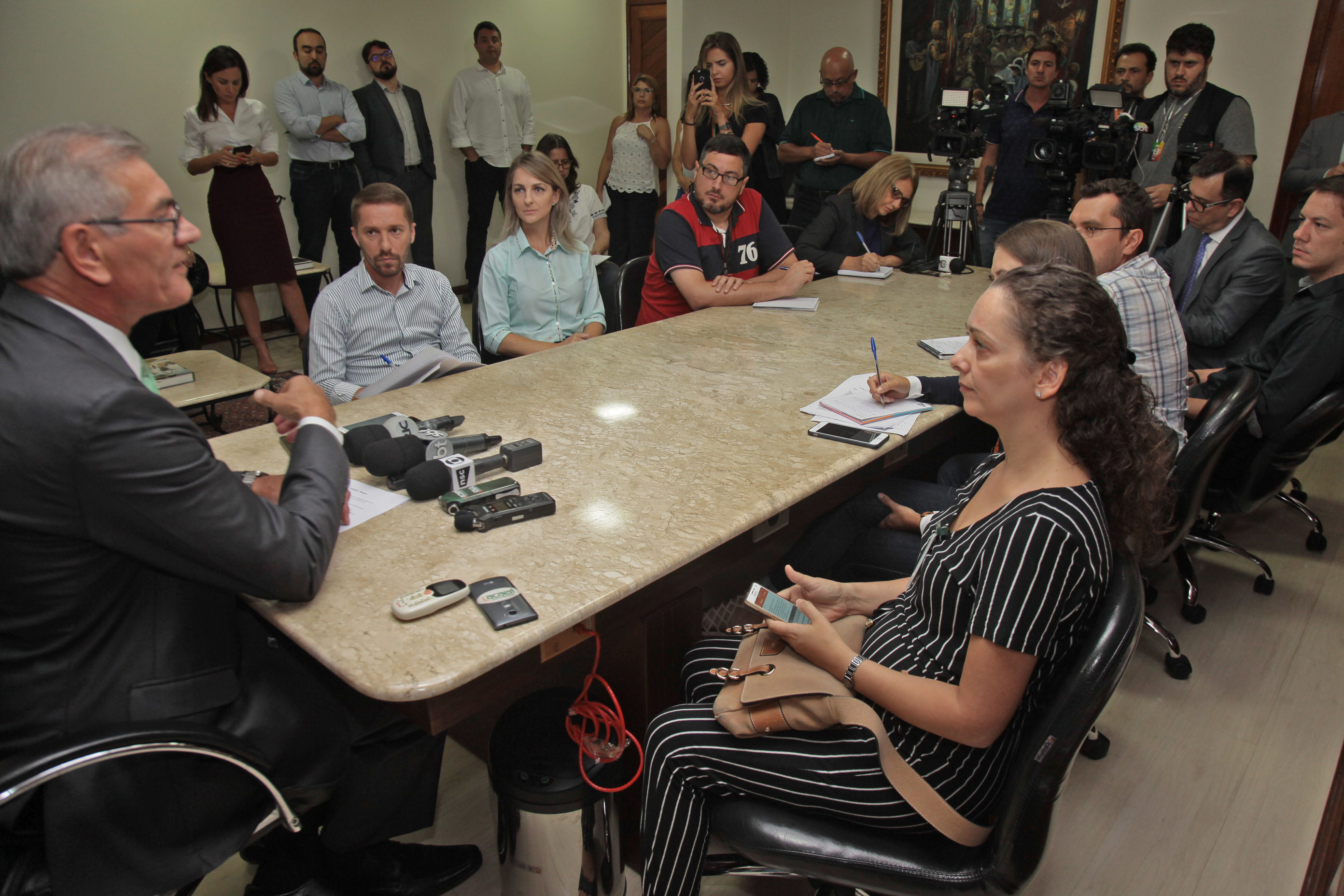 Entrevista Coletiva com Silvio Dreveck - Presidente da Alesc.
