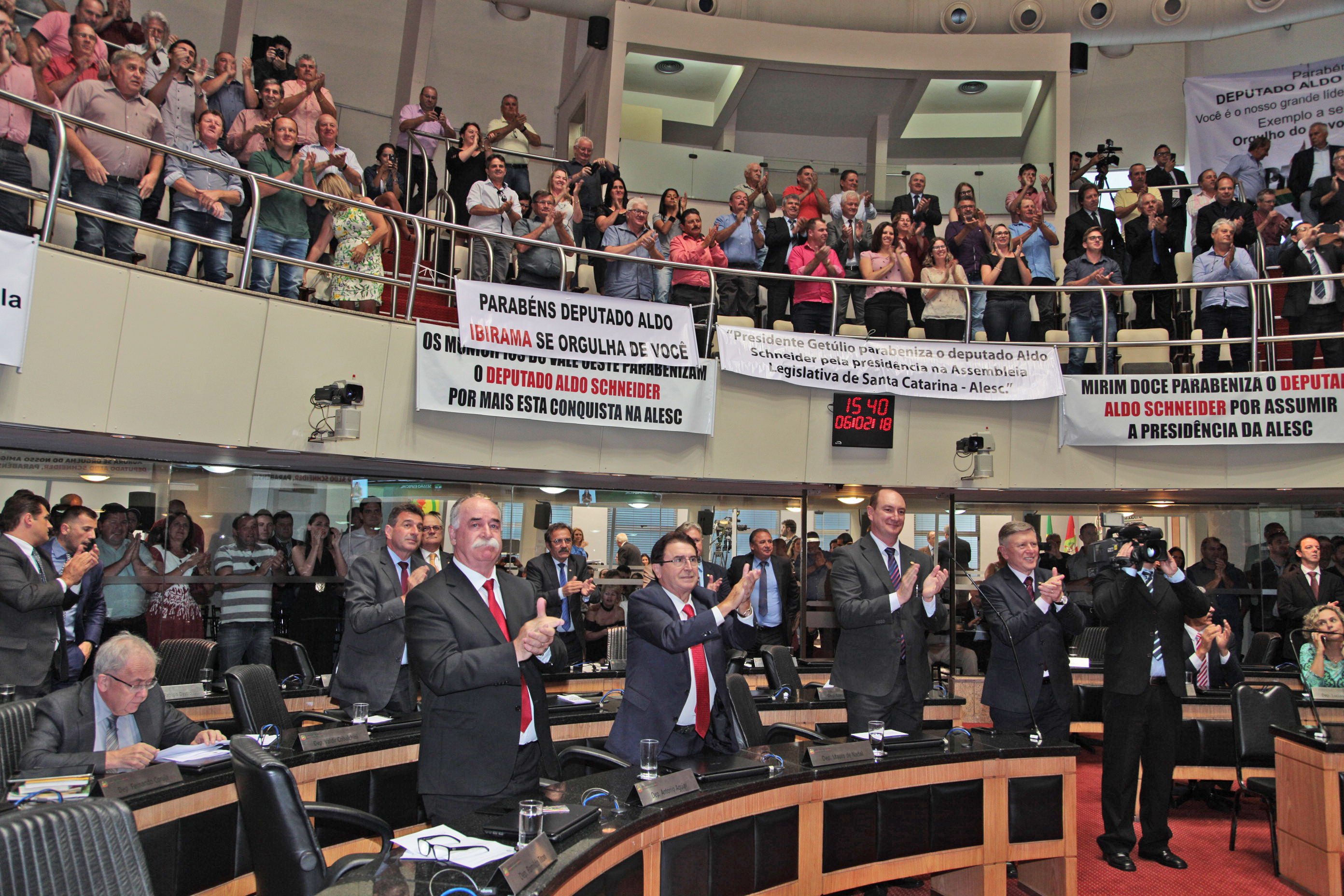 Sessão Especial - Eleição para Presidente e Primeiro Vice-presidente da Alesc.