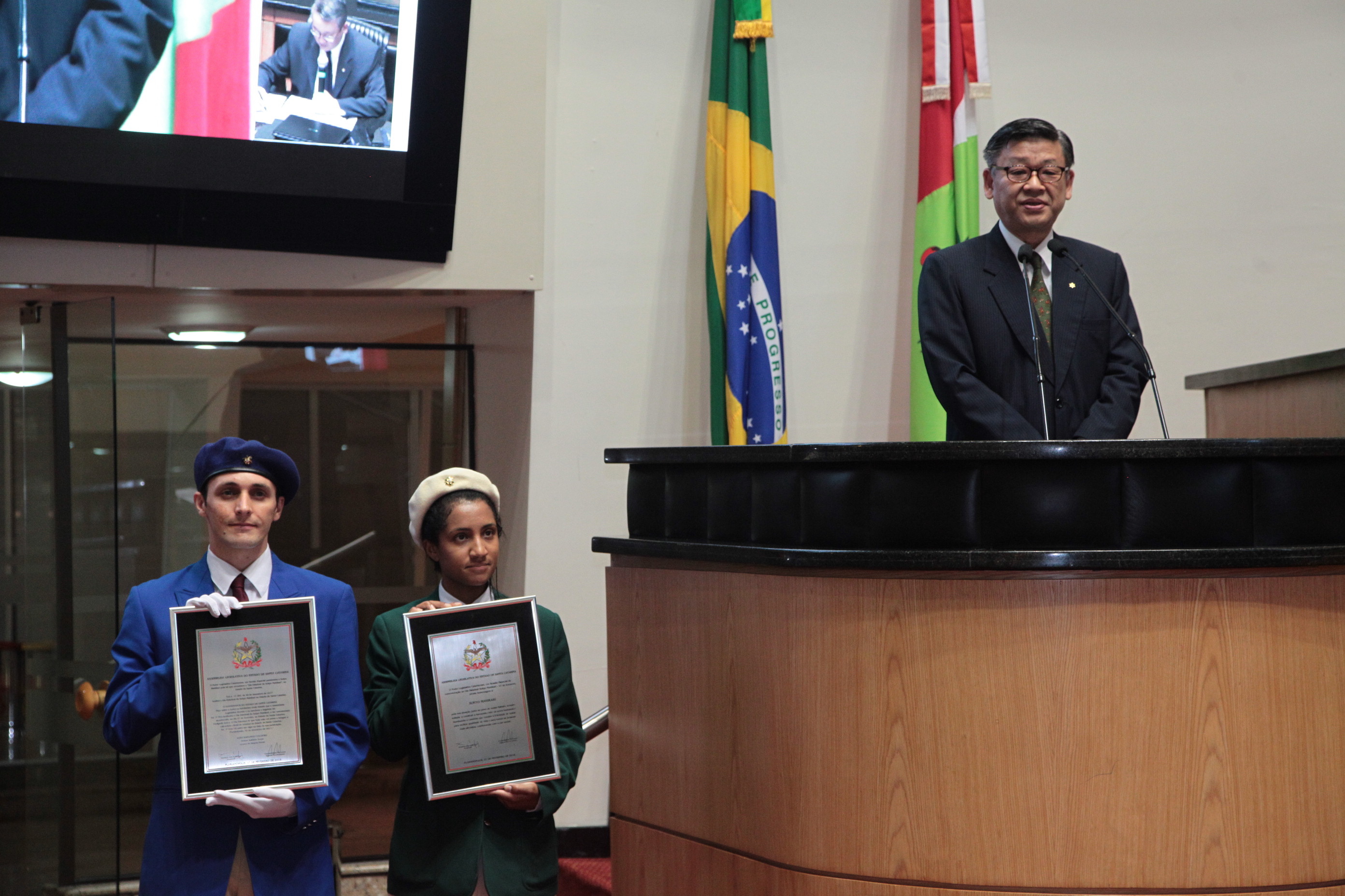 Homenagem a Instituição do dia Estadual da 