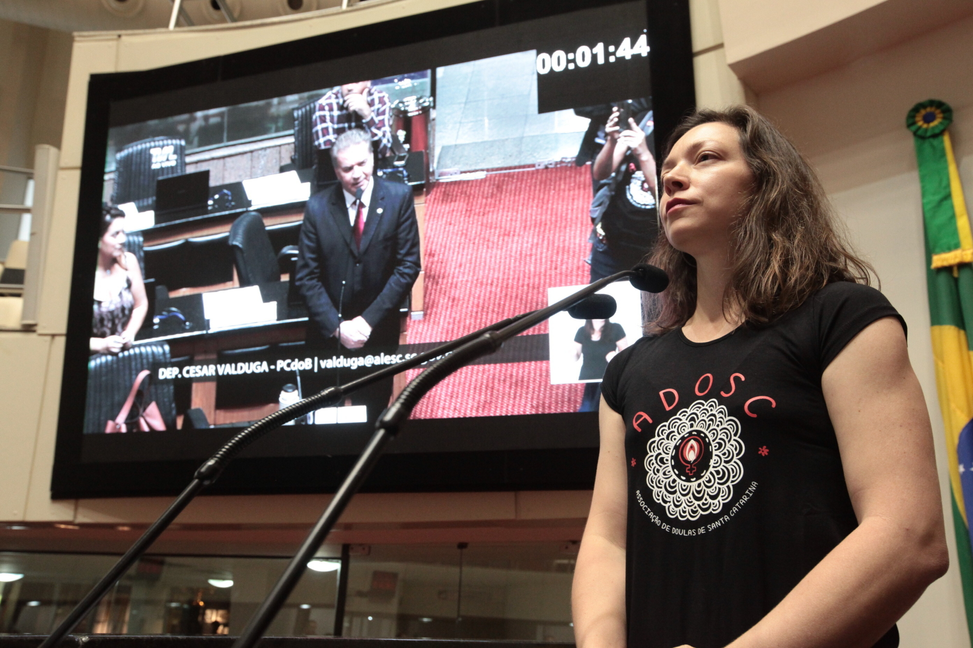Adosc recebe homenagem na Assembleia Legislativa