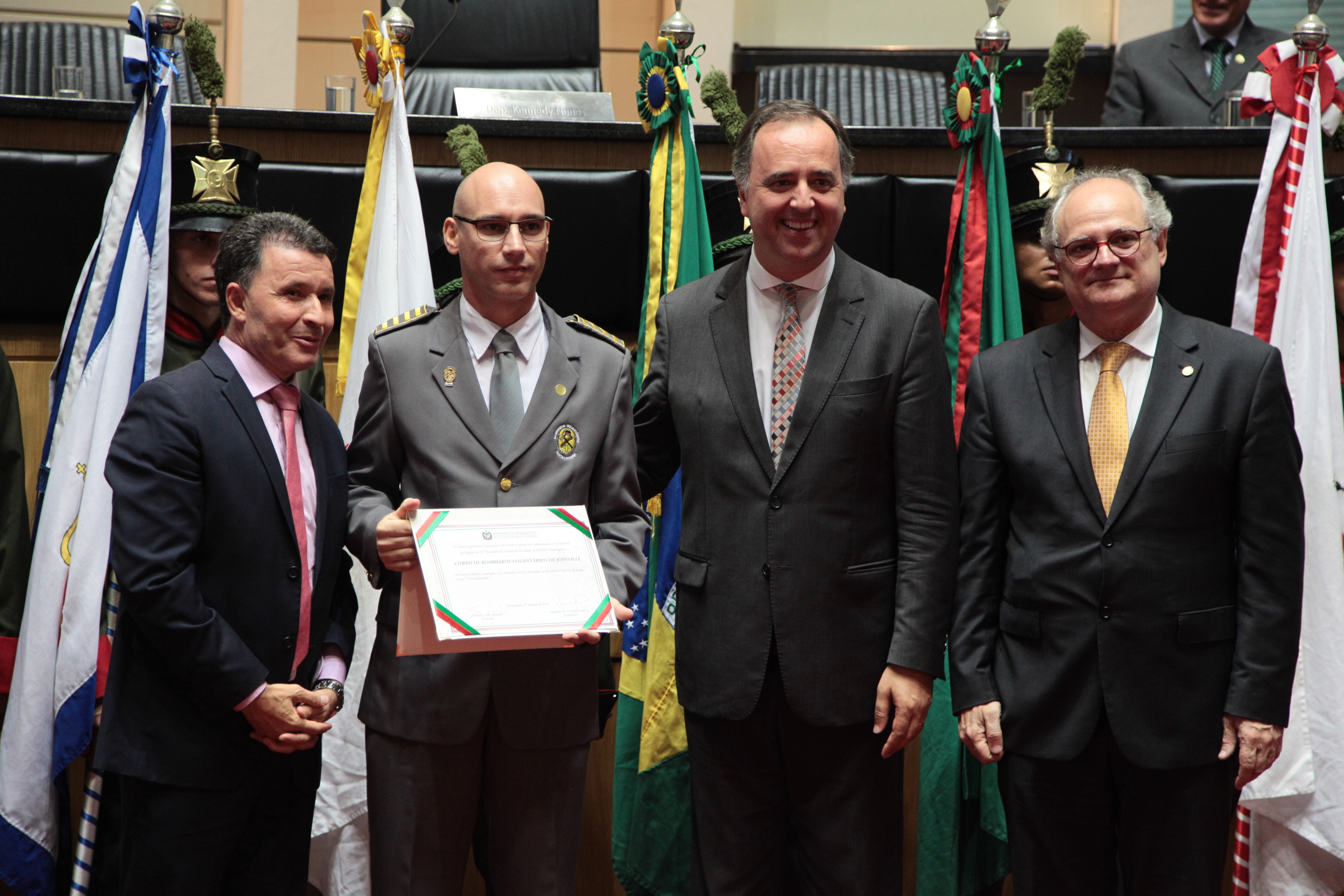 Sessão Especial em Comemoração dos 100 anos do 62º Batalhão de Infantaria de Joinville.