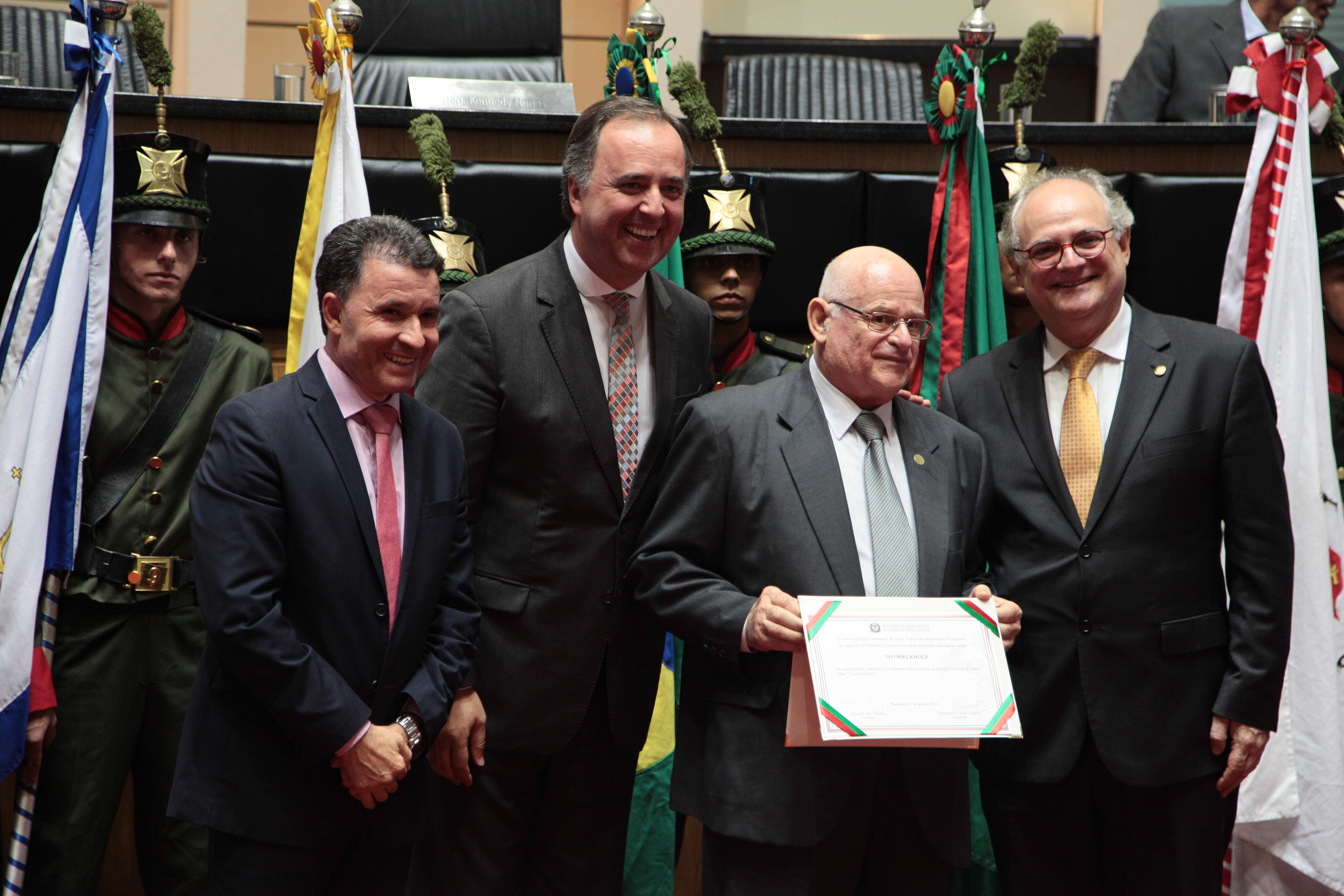 Sessão Especial em Comemoração dos 100 anos do 62º Batalhão de Infantaria de Joinville.