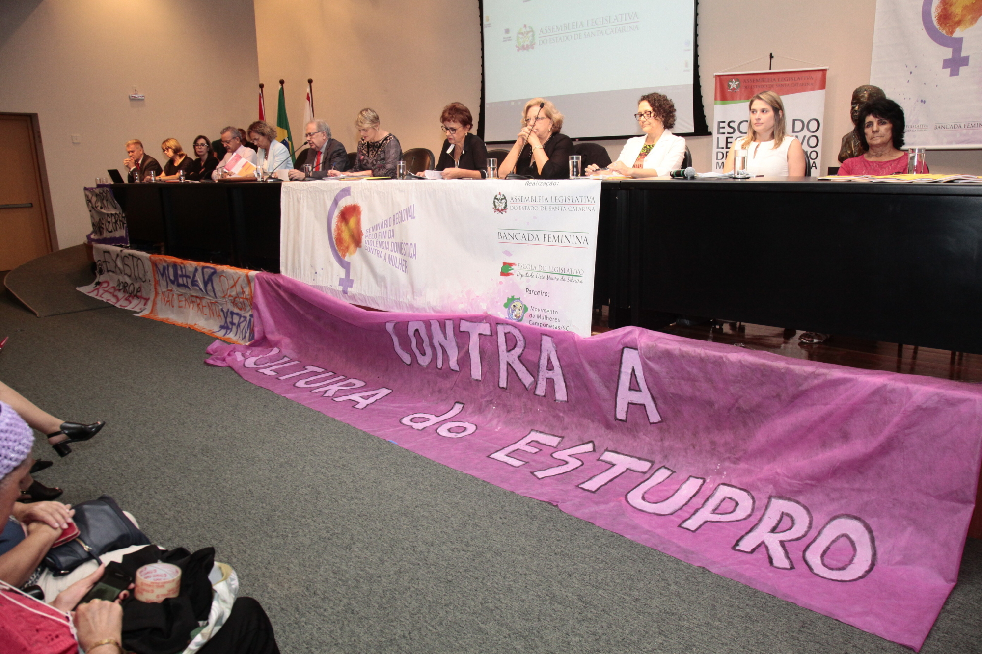 Lideranças e órgãos públicos assinam Pacto Estadual Maria da Penha