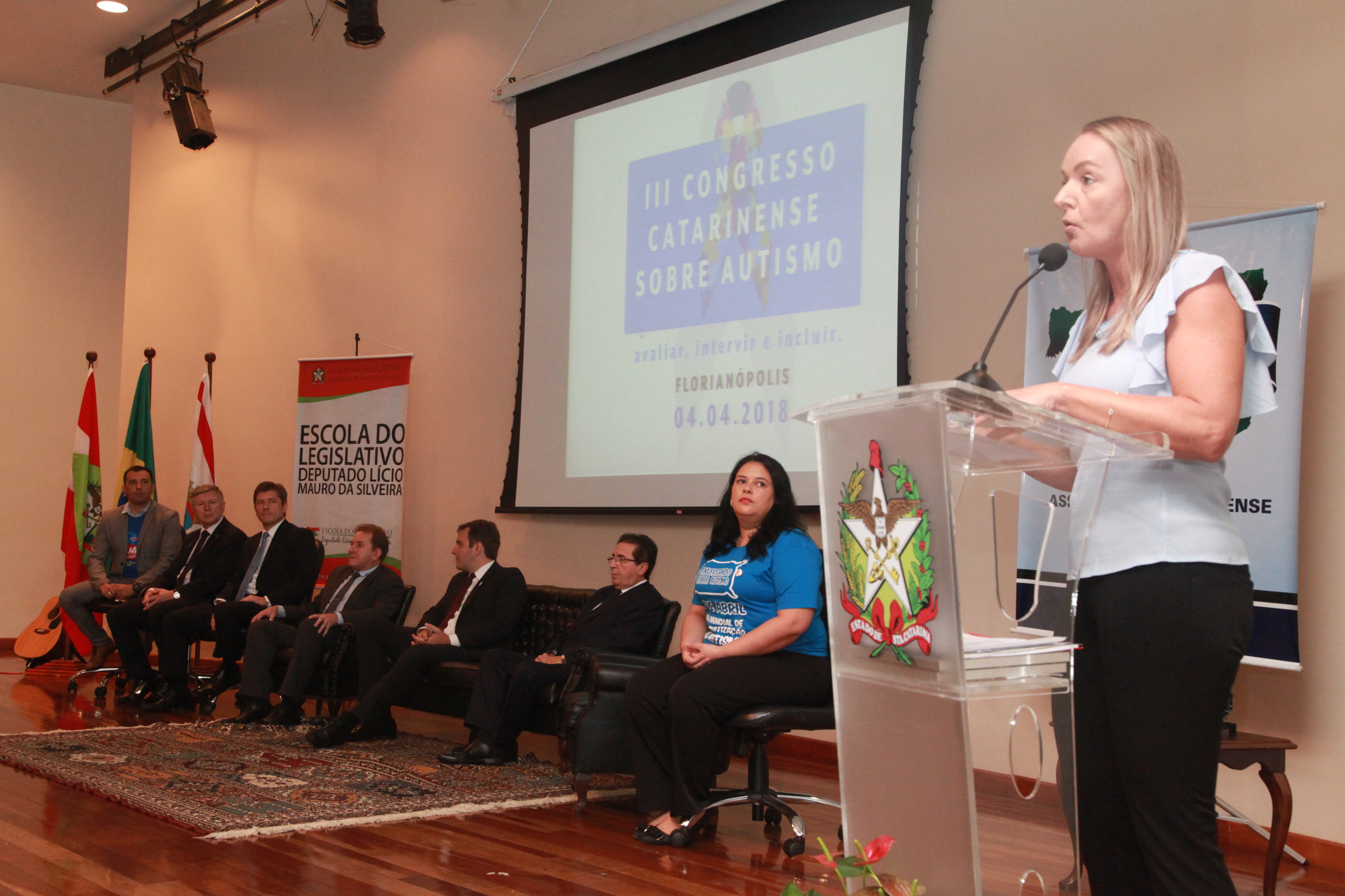 III Congresso Catarinense Sobre Autismo. Foto: Eduardo Guedes / Agência AL