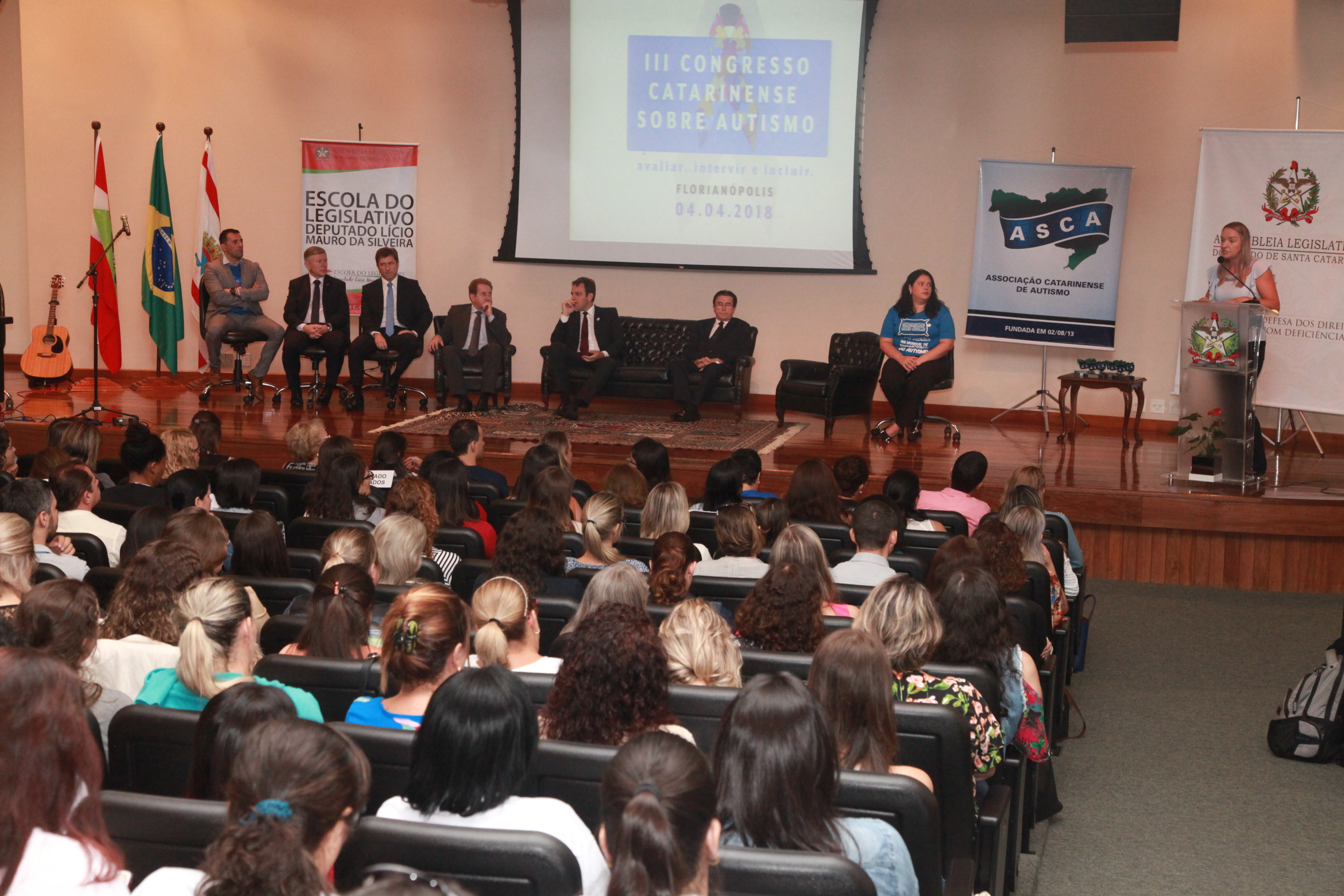 III Congresso Catarinense Sobre Autismo. Foto: Eduardo Guedes / Agência AL