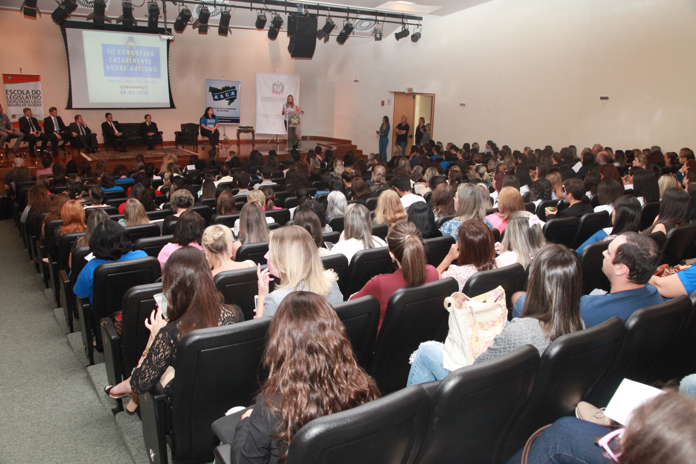 III Congresso Catarinense Sobre Autismo. Foto: Eduardo Guedes / Agência AL