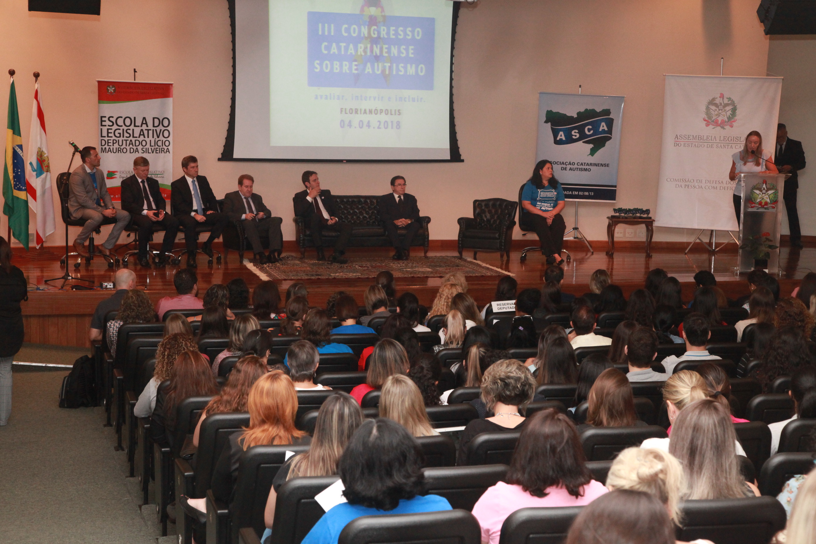 III Congresso Catarinense Sobre Autismo. Foto: Eduardo Guedes / Agência AL