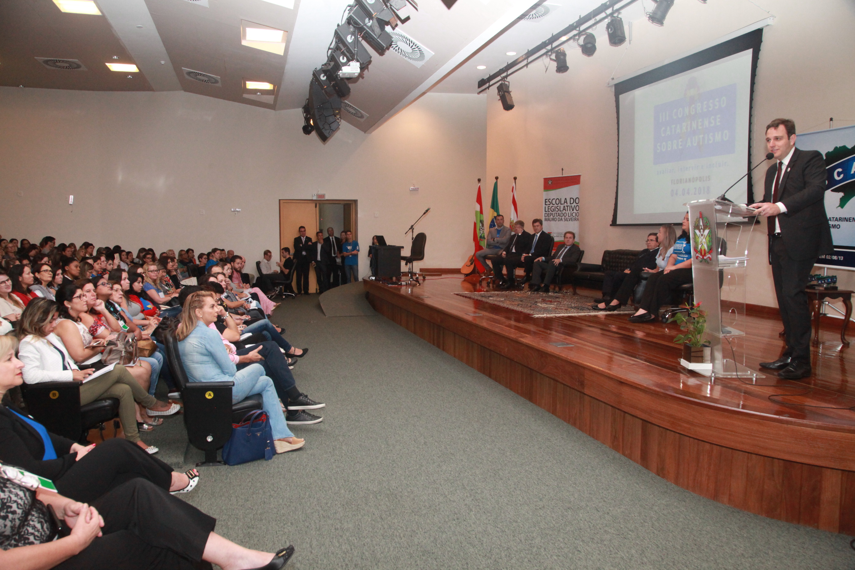 III Congresso Catarinense Sobre Autismo. Foto: Eduardo Guedes / Agência AL
