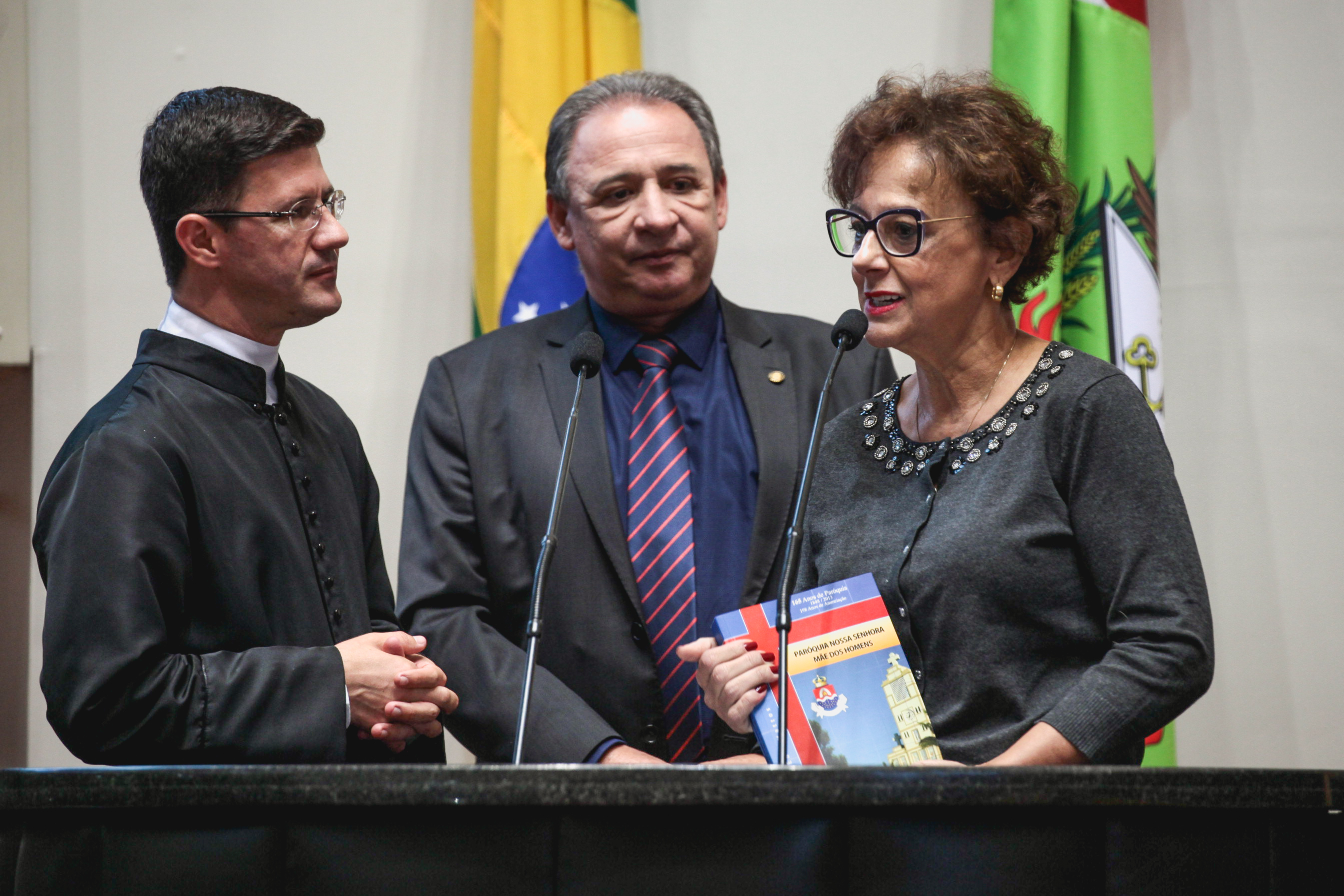 Lançamento da festa araranguaense Nossa Senhora Mãe dos Homens.