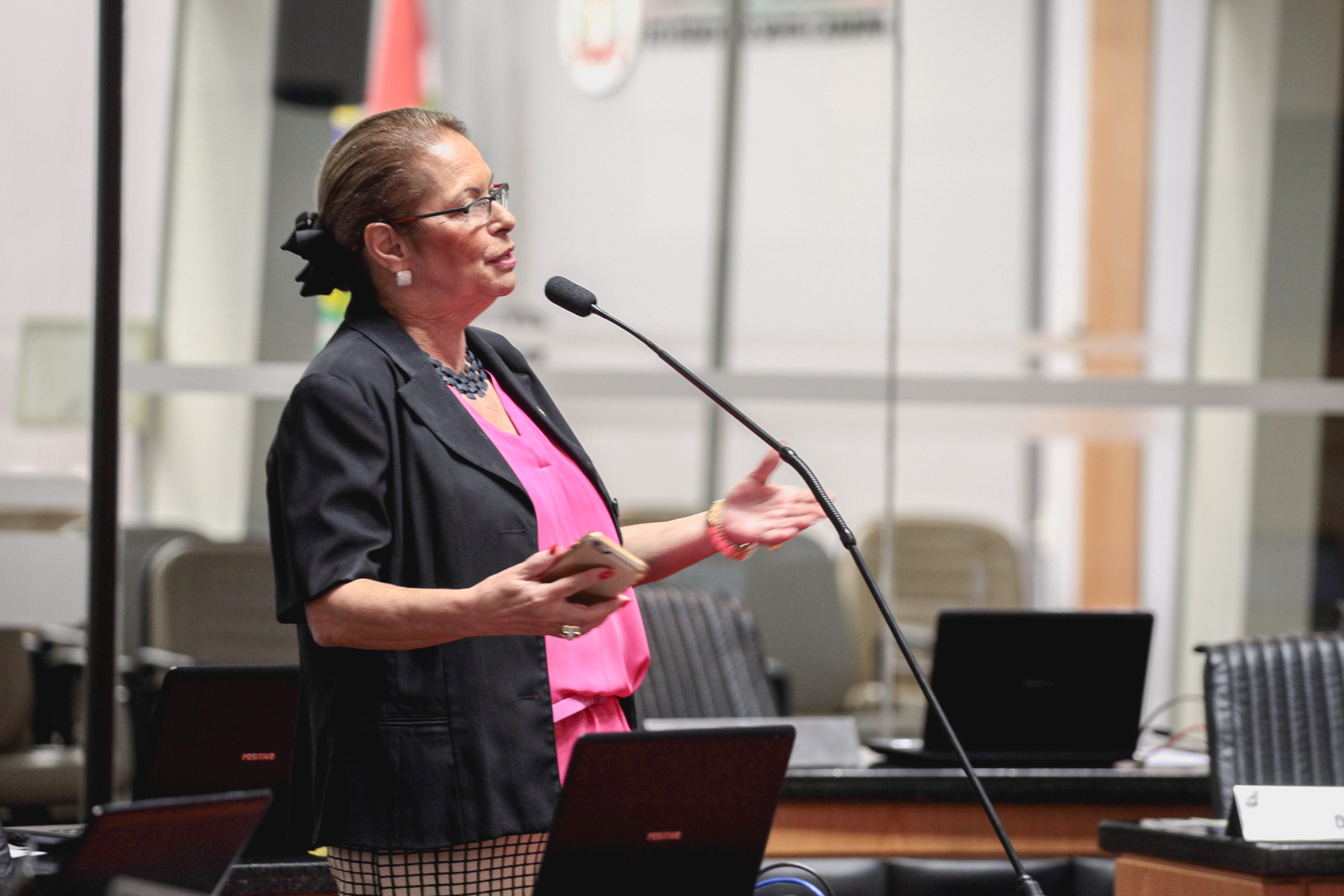 Deputada Ada Faraco de Luca (PMDB). Sessão Ordinária.