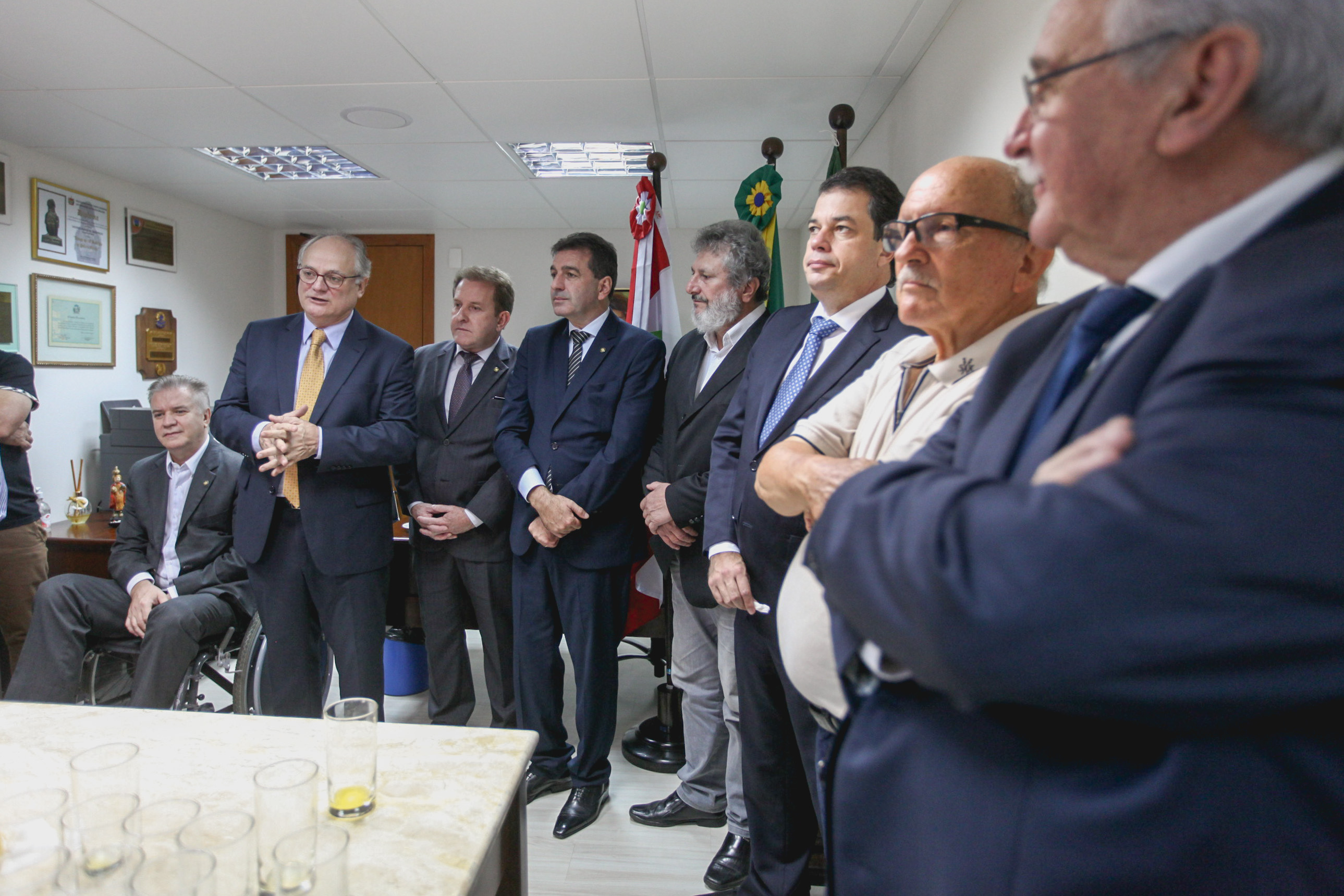 Reunião estratégica para implantação do Consulado Italiano em Santa Catarina.