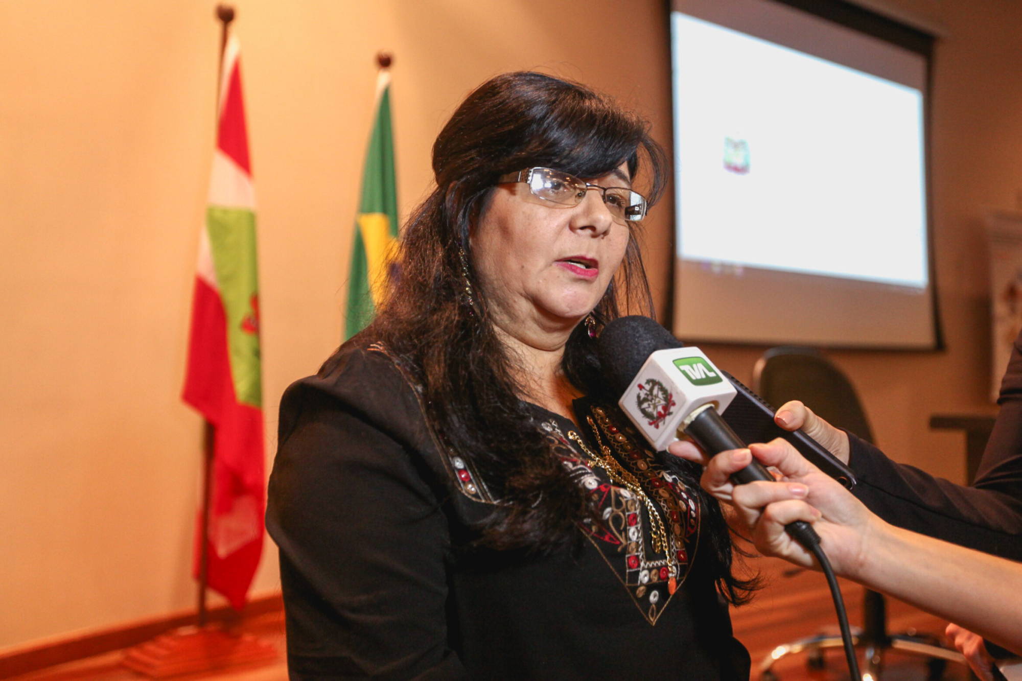 Candinha Jorge, presidente da Associação Catarinense da Pessoa Ostomizada