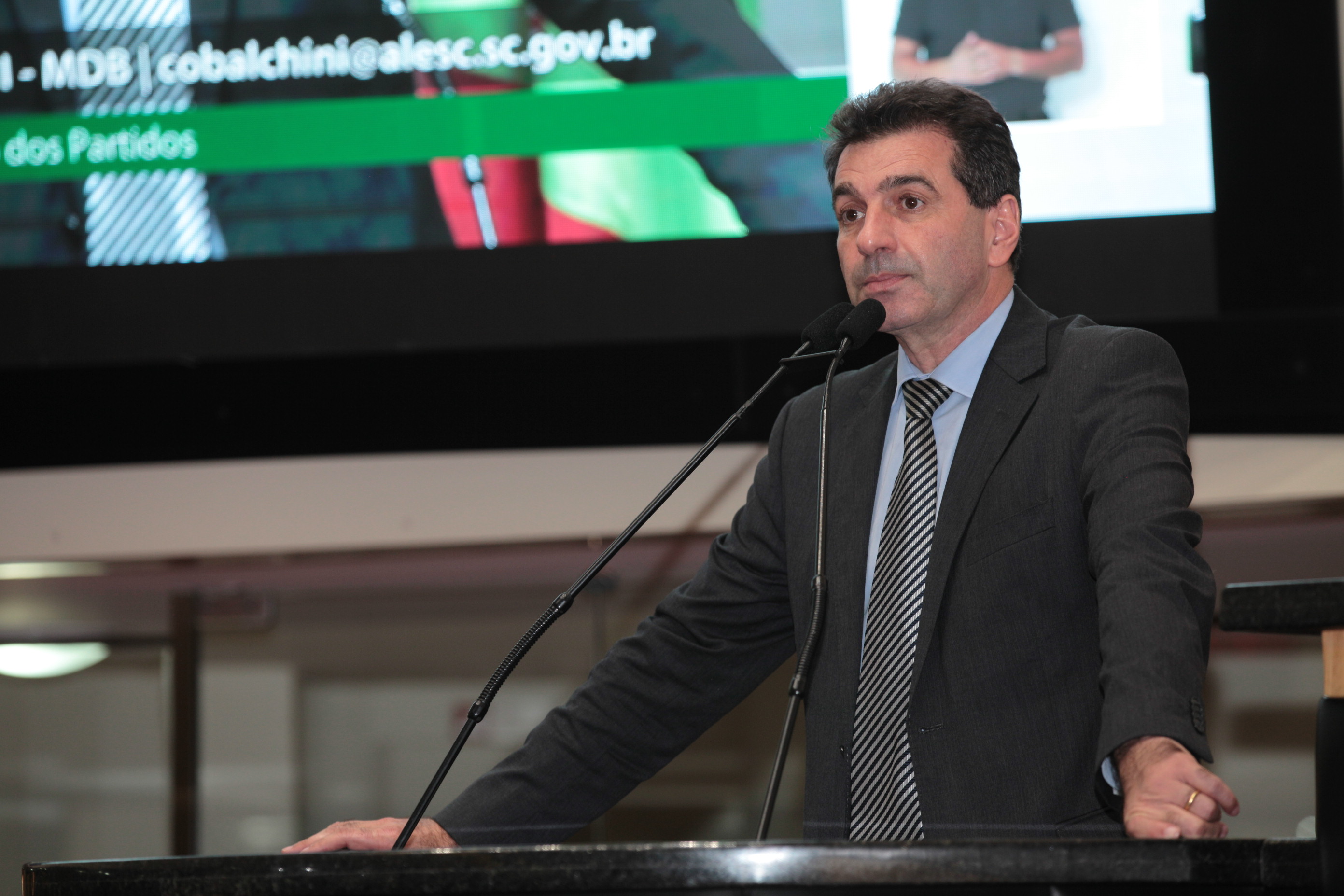 Sessão Ordinária. Deputado Valdir Cobalchini (MDB)