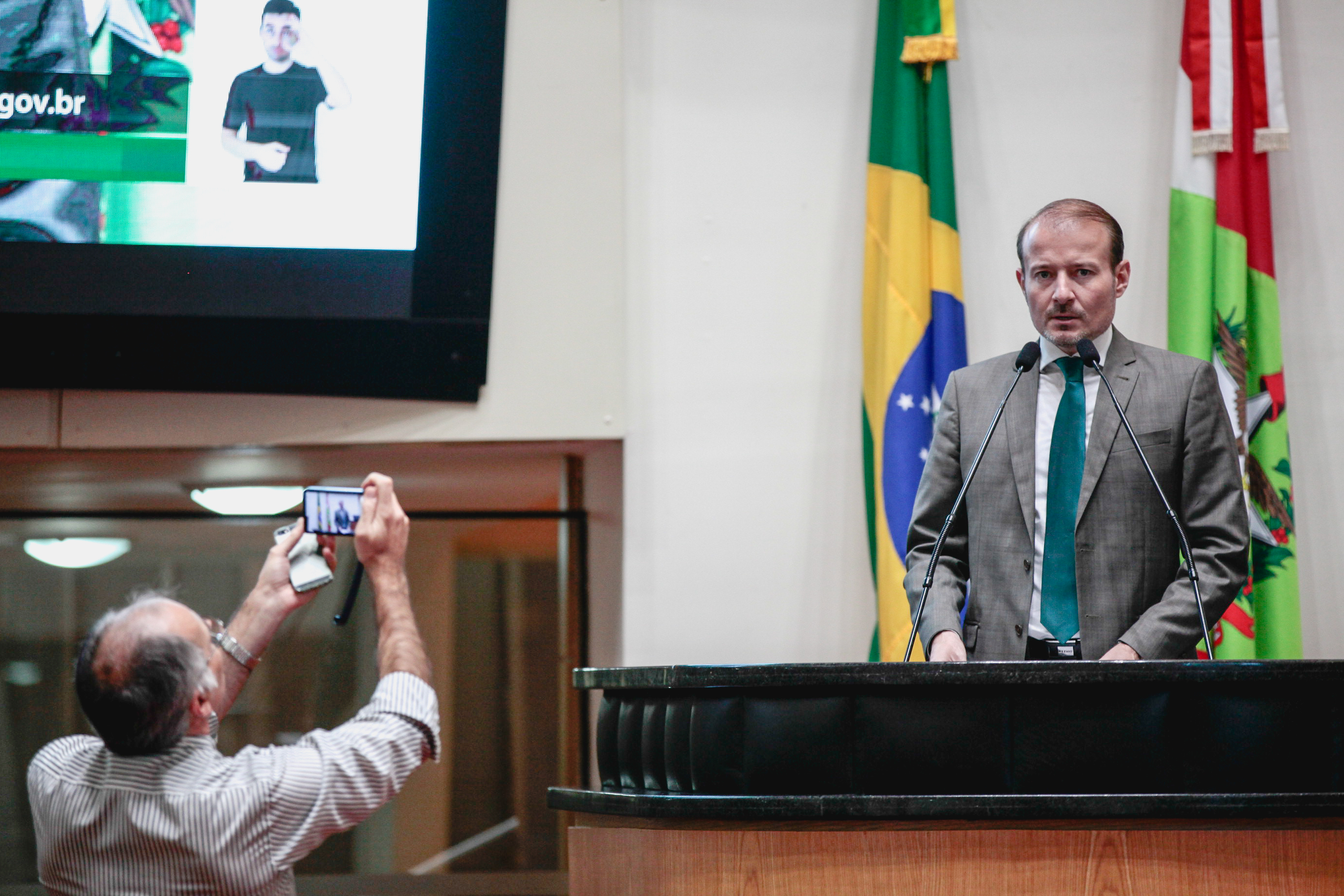 Deputado Gabriel Ribeiro (PSD). Sessão Ordinária.