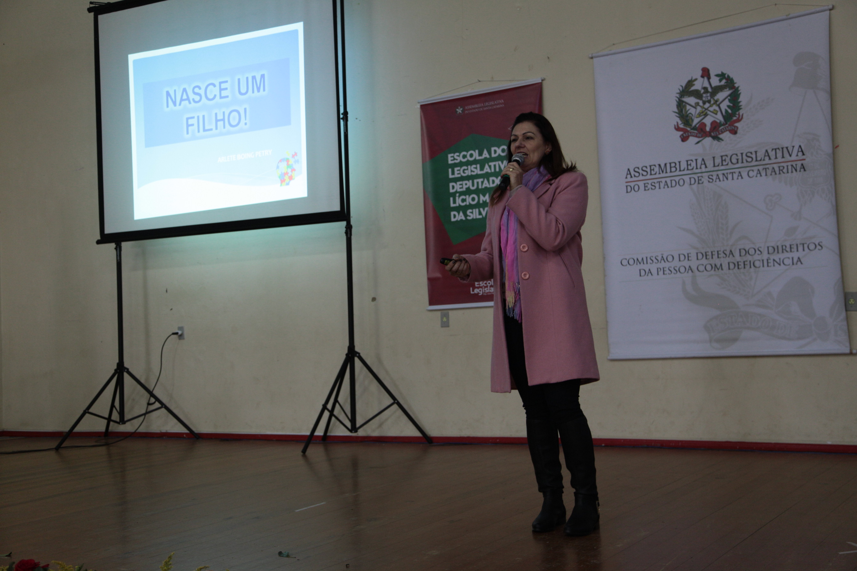 Seminário Autismo e Inclusão: Novos Desafios - Arlete Petry, palestrante.