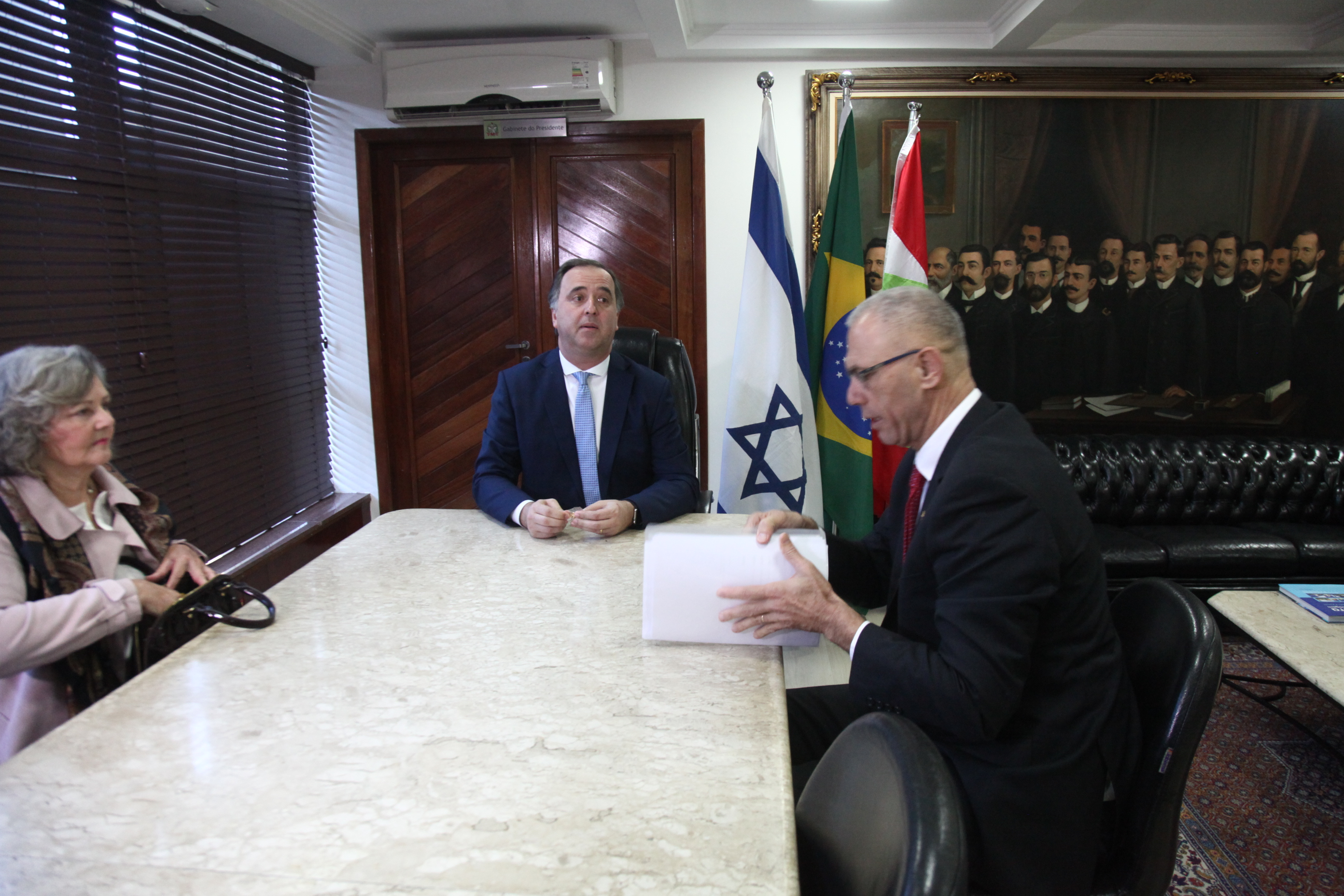 Visita do Embaixador de Israel