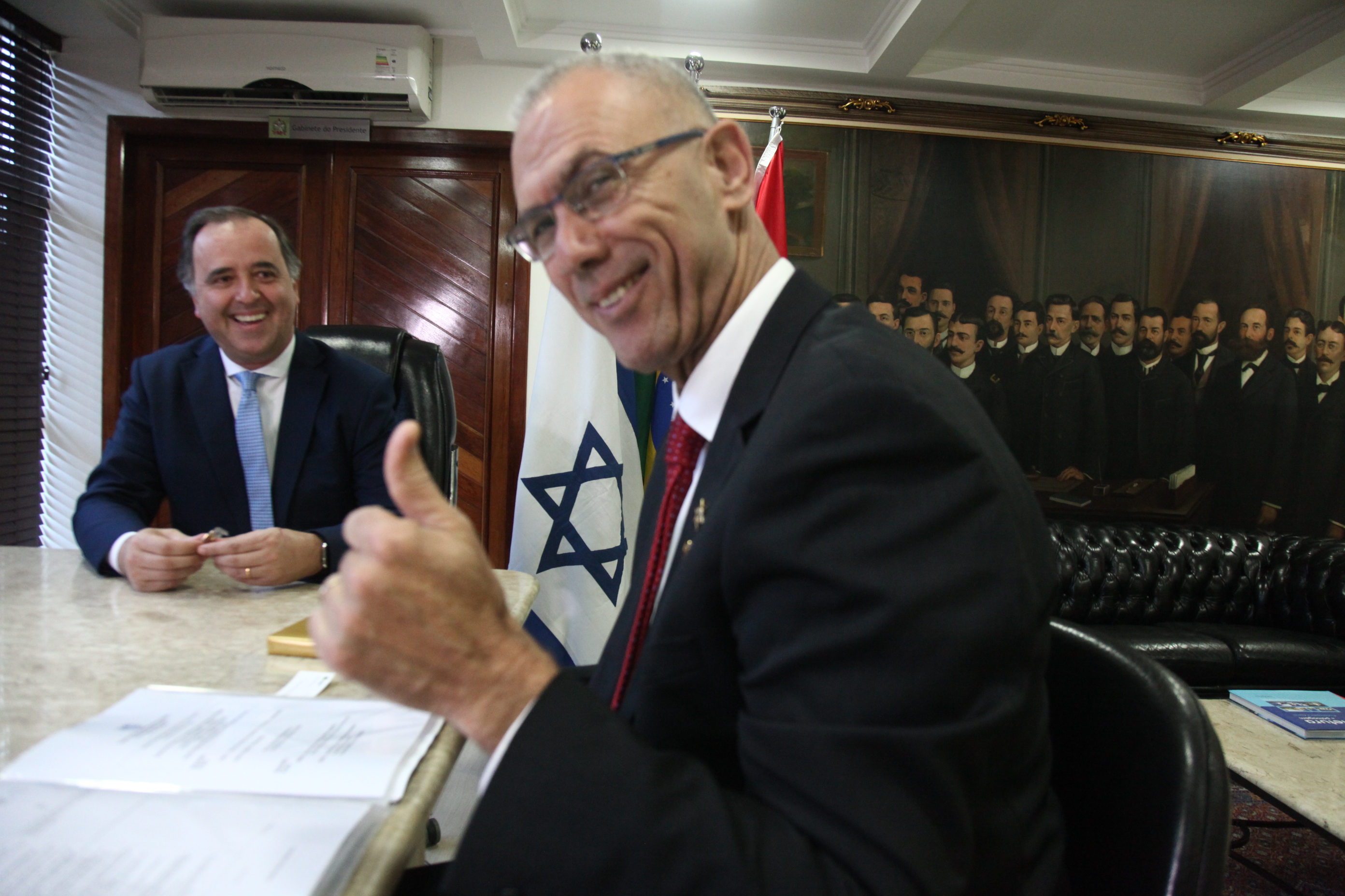 Visita do Embaixador de Israel