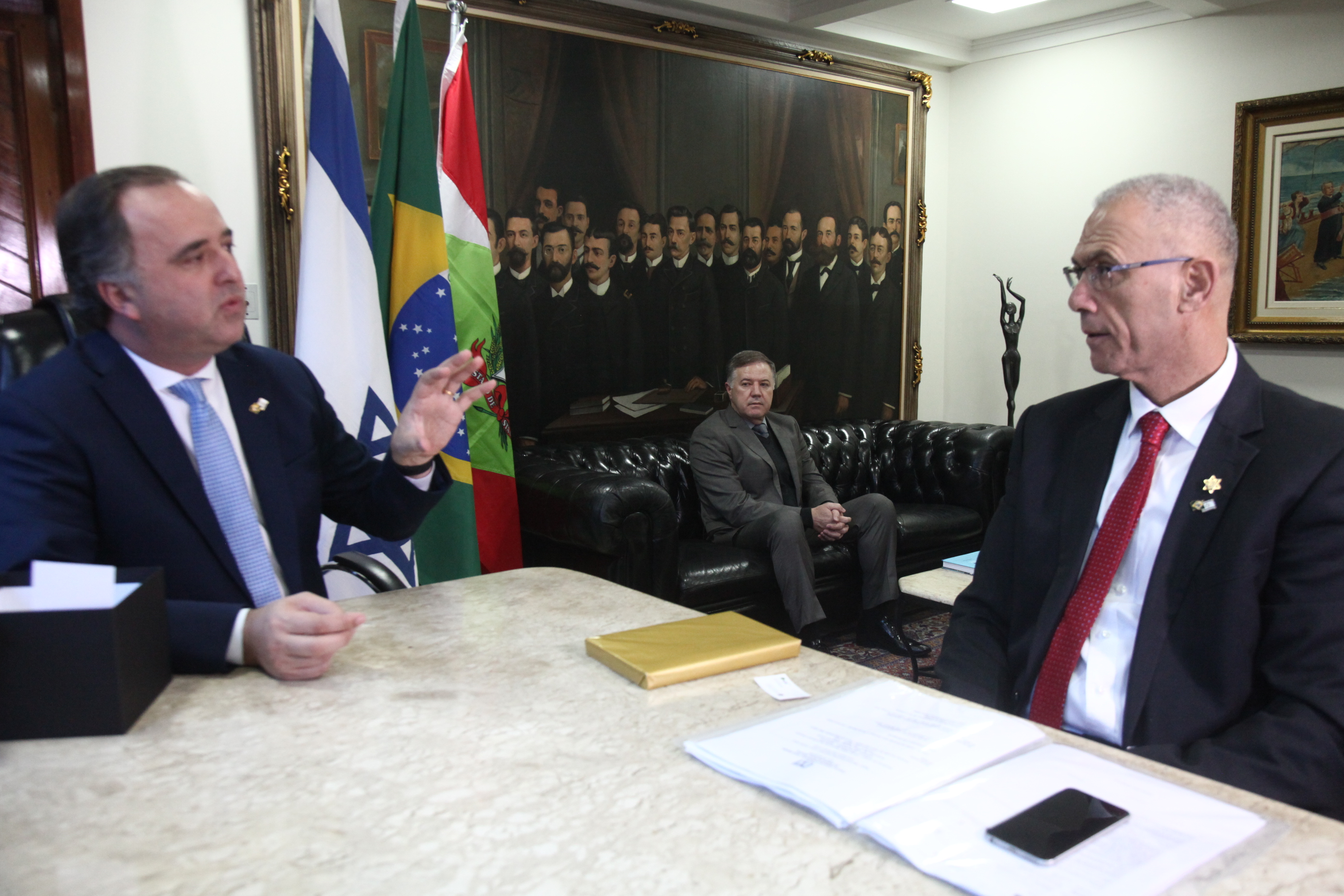Visita do Embaixador de Israel