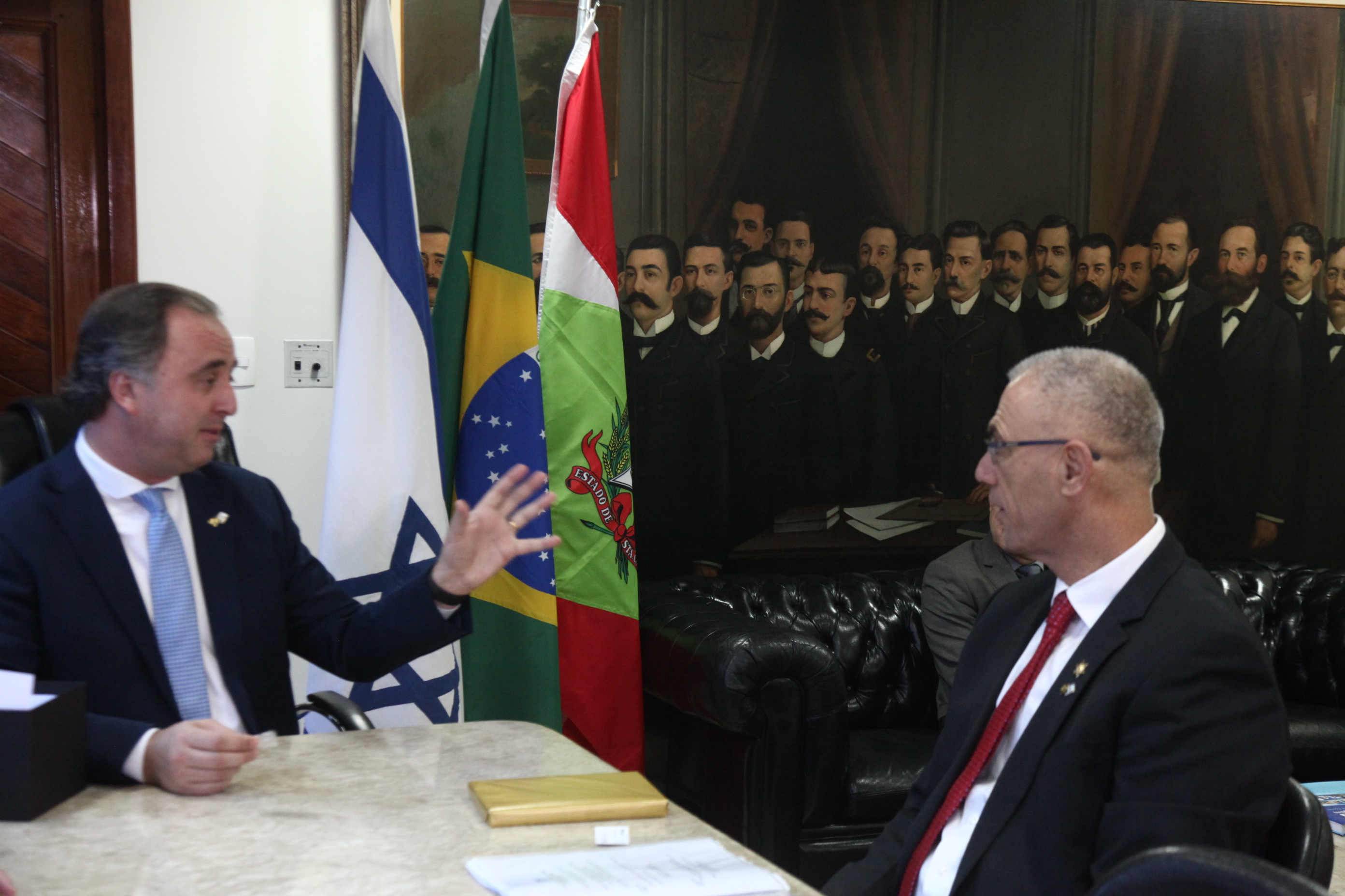 Visita do Embaixador de Israel
