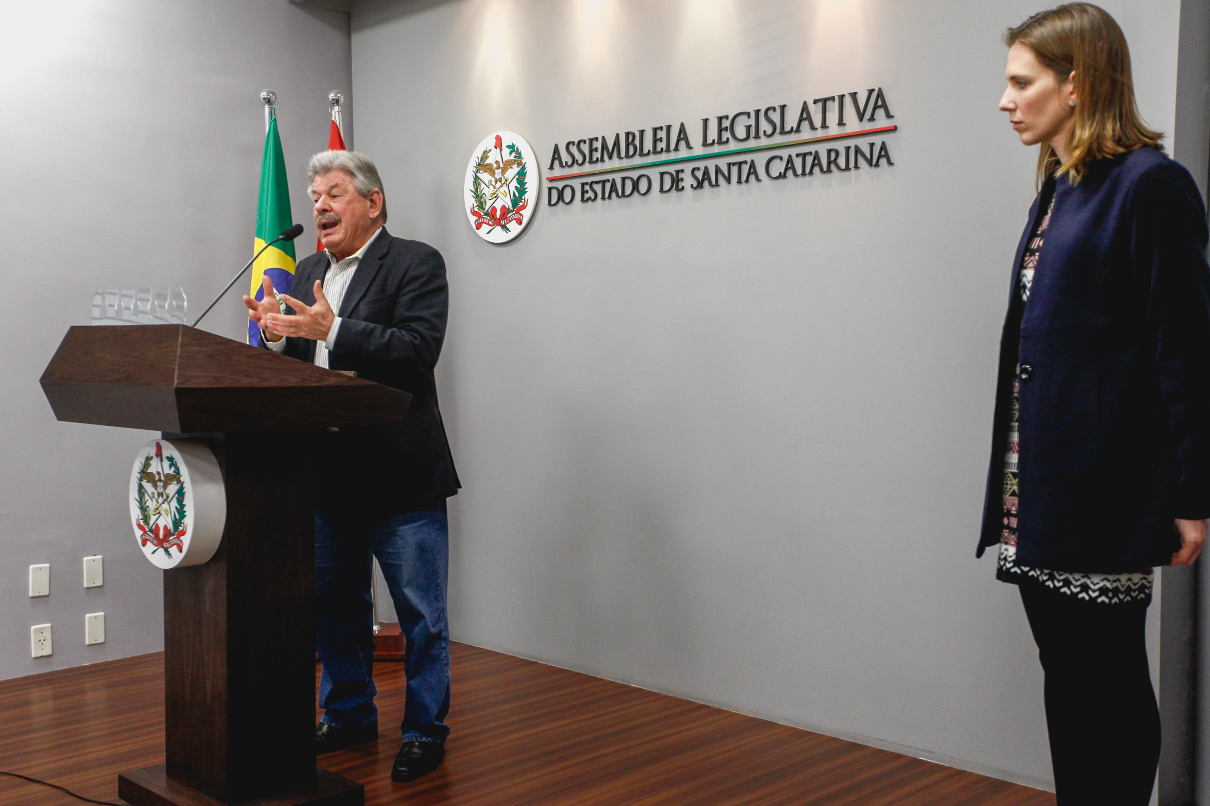 Reno Caramori, presidente da Aresc. Lançamento do Edital da 8ª Edição da Certificação de Responsabilidade Social.