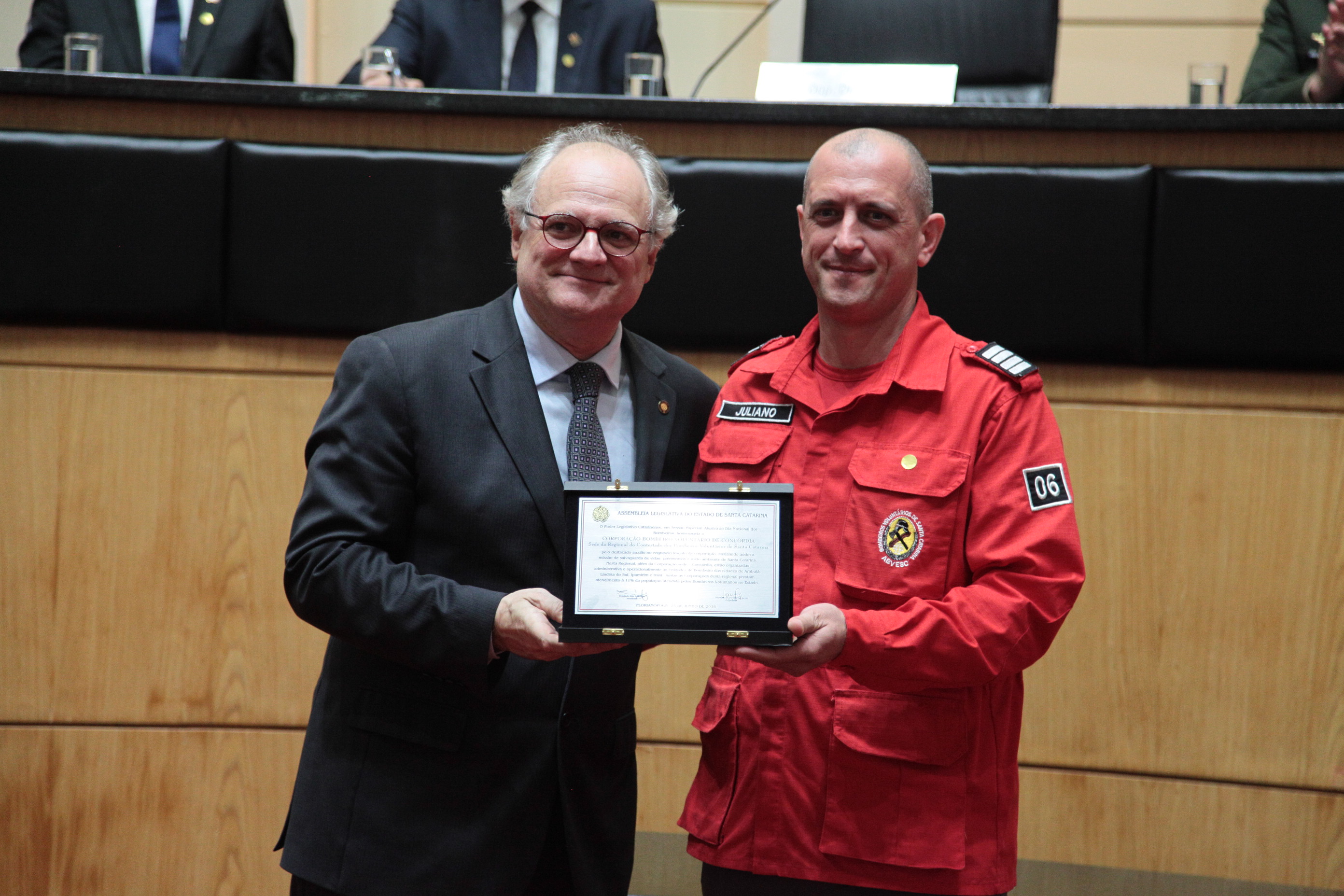 Sessão Especial em Comemoração ao Dia Nacional dos Bombeiros