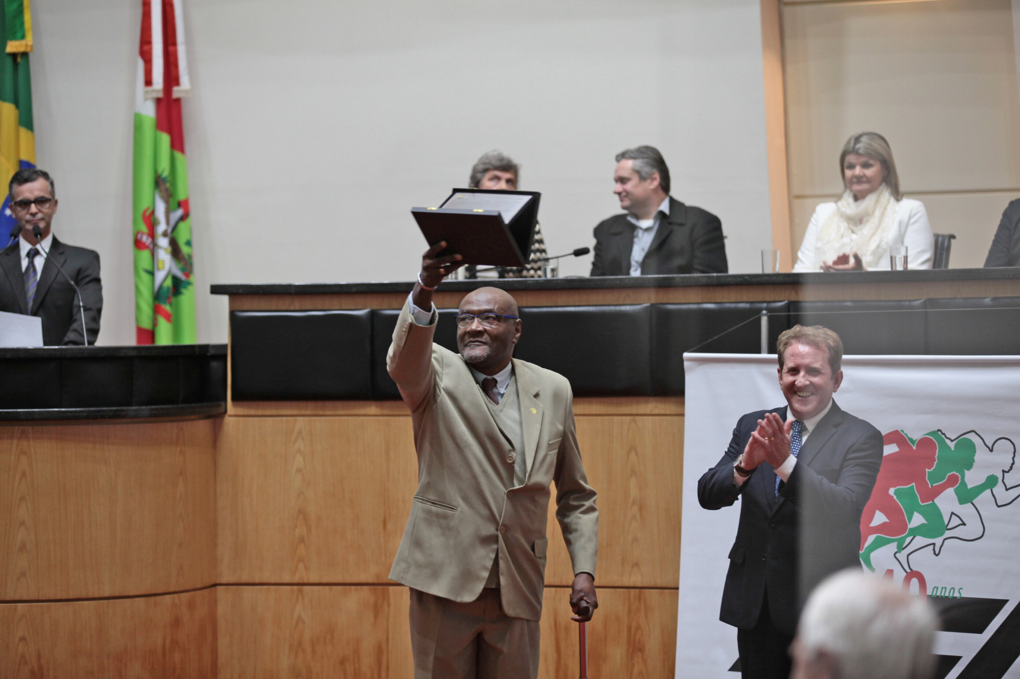Alesc celebra os 40 anos de atuação da Federação Catarinense de Atletismo