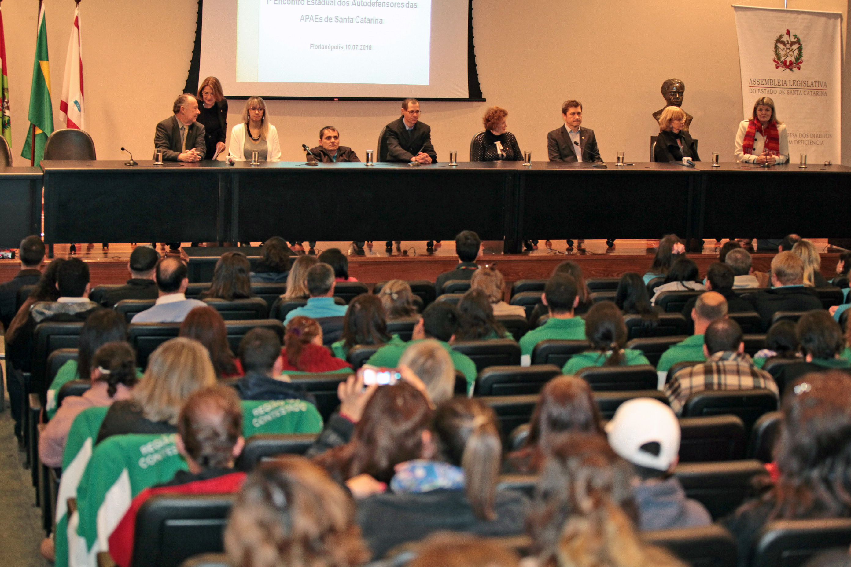 I Seminário Estadual dos Autodefensores das APAEs de Santa Catarina. Foto: Fábio Queiroz