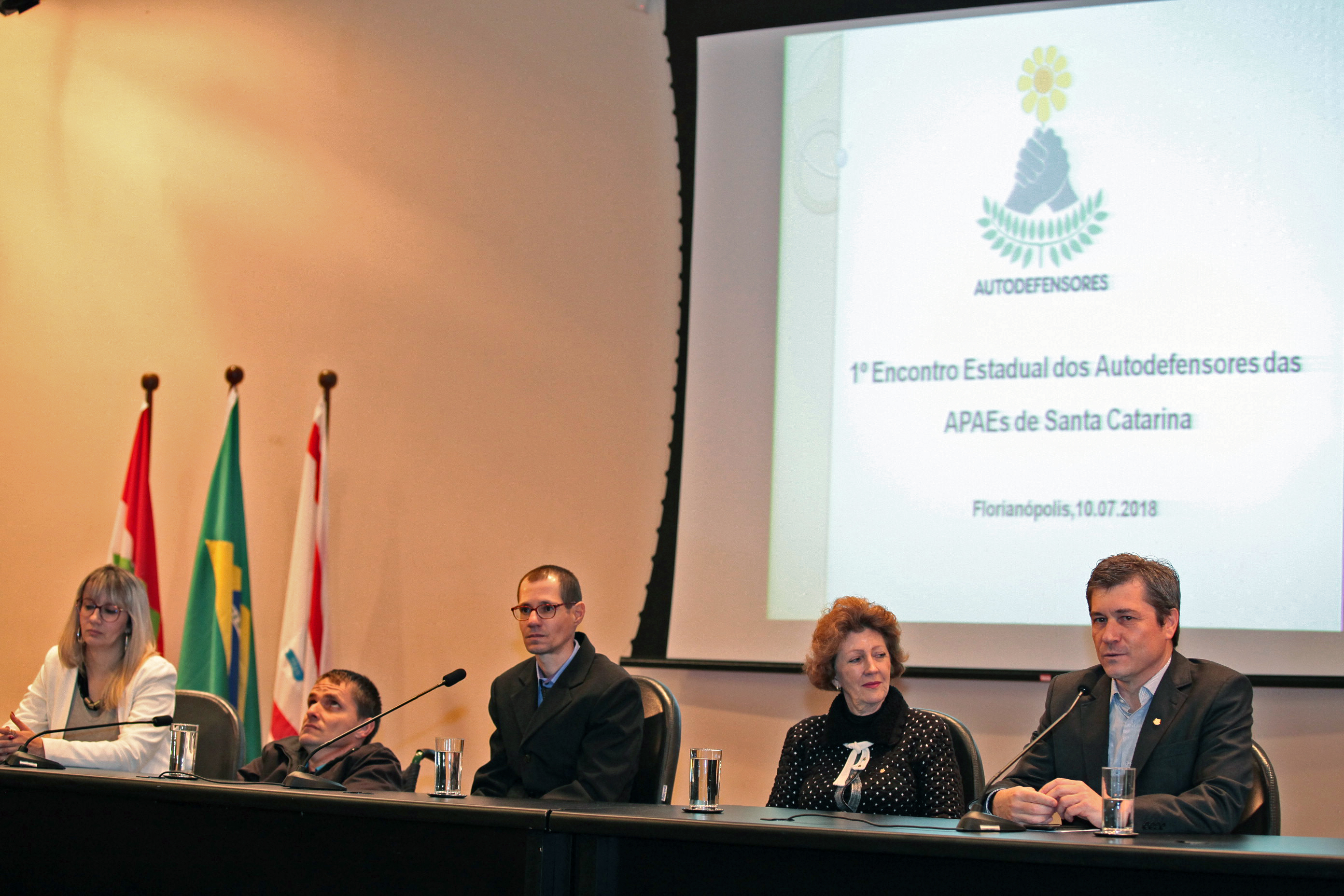 I Seminário Estadual dos Autodefensores das APAEs de Santa Catarina. Foto: Fábio Queiroz