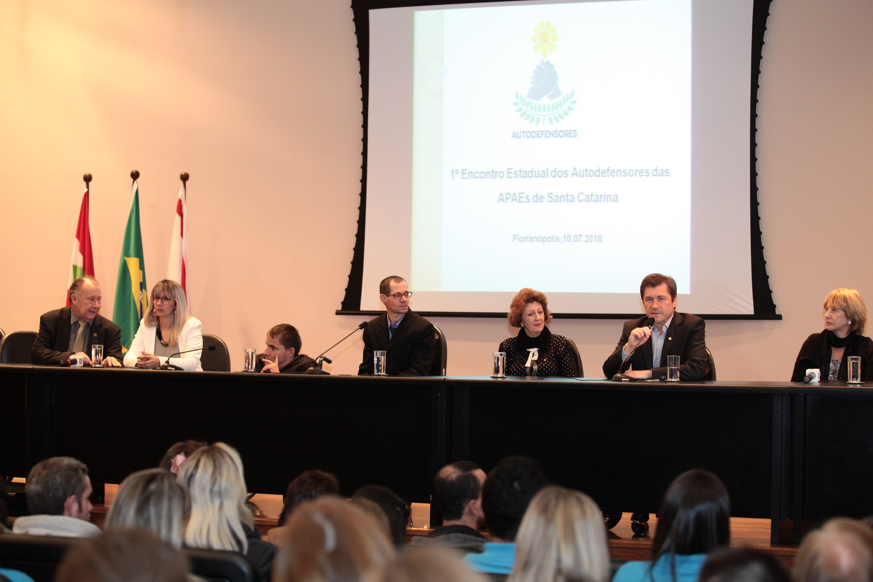 I Seminário Estadual dos Autodefensores das APAEs de Santa Catarina. Foto: Fábio Queiroz