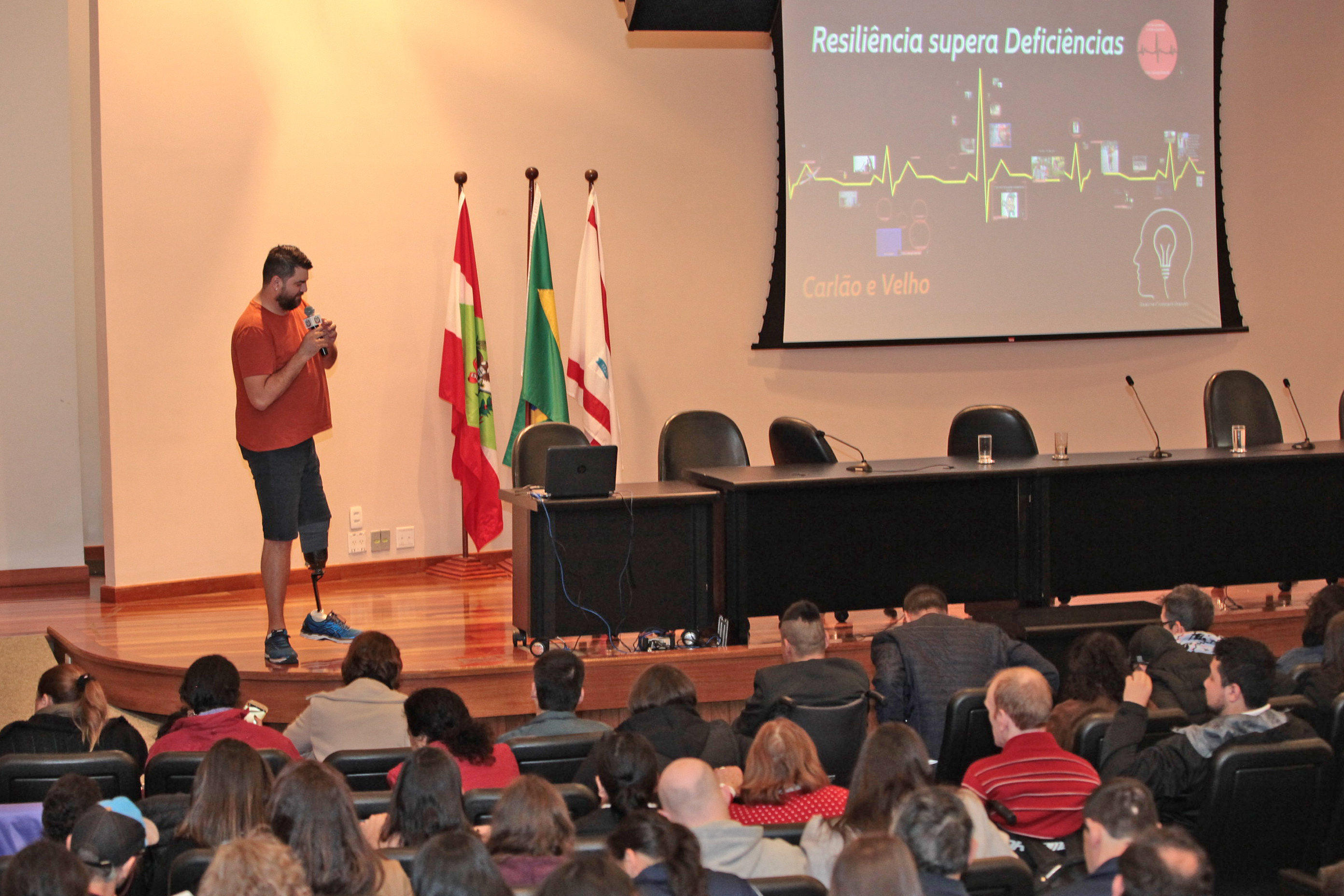 I Seminário Estadual dos Autodefensores das APAEs de Santa Catarina. Foto: Fábio Queiroz